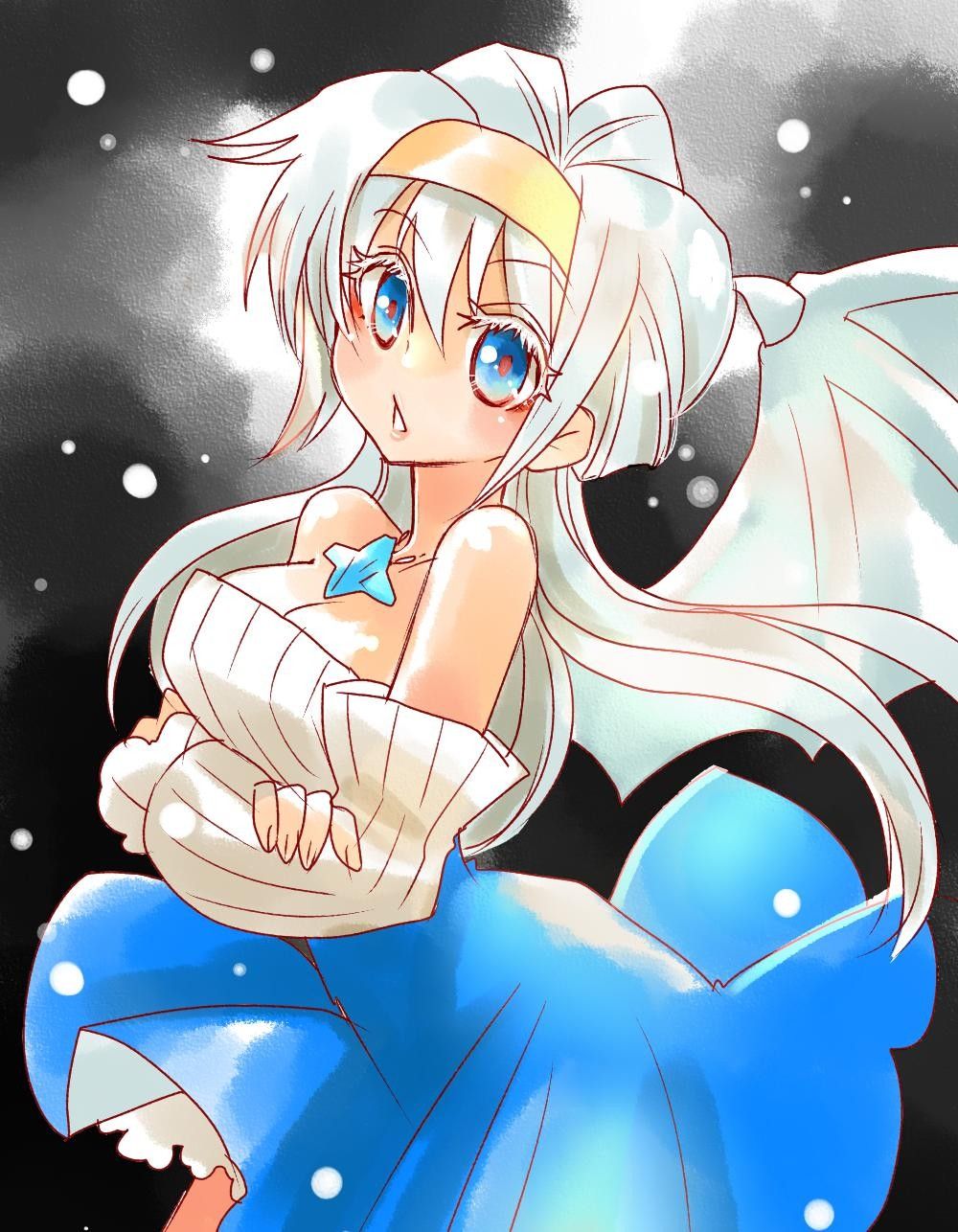 Velzard (White Ice Dragon). Anime, Dark fantasy art, Light novel