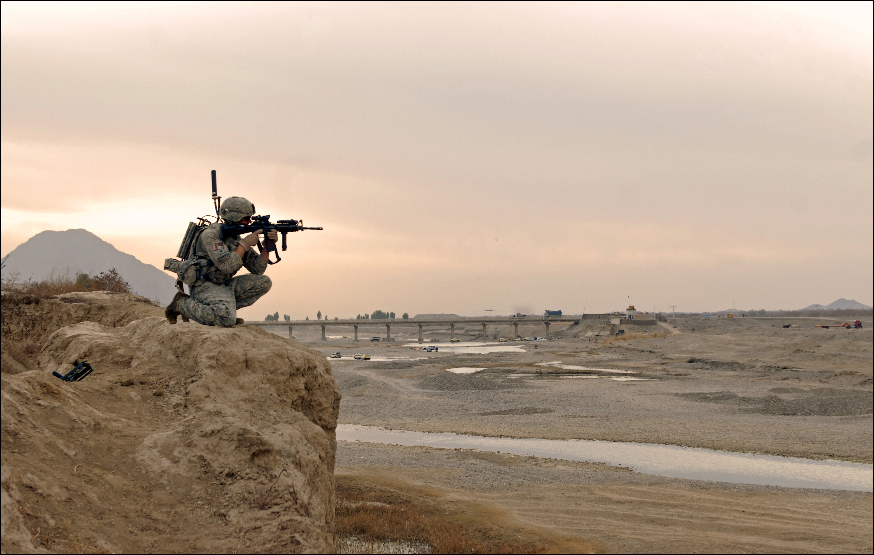 Kandahar Helmand Bridge In January