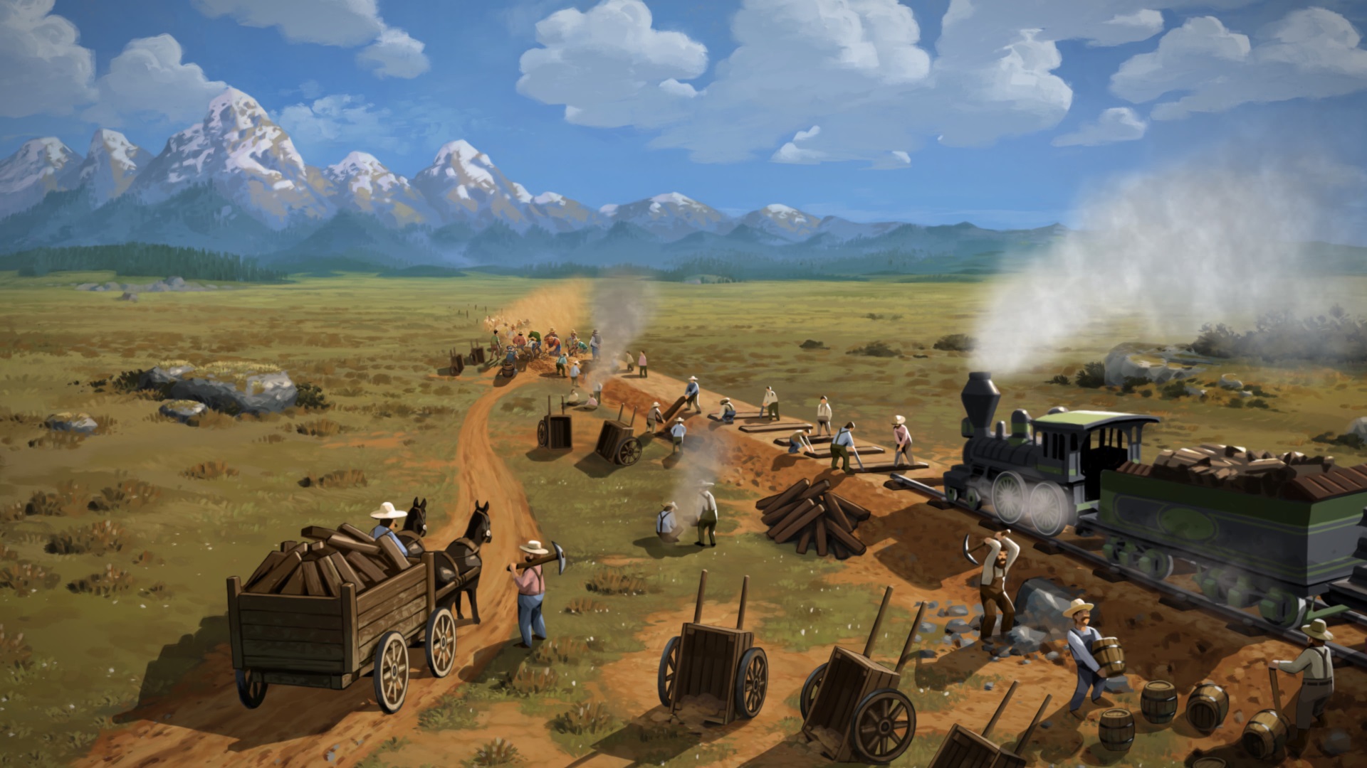 Railway Empire is a mostly satisfying management sim