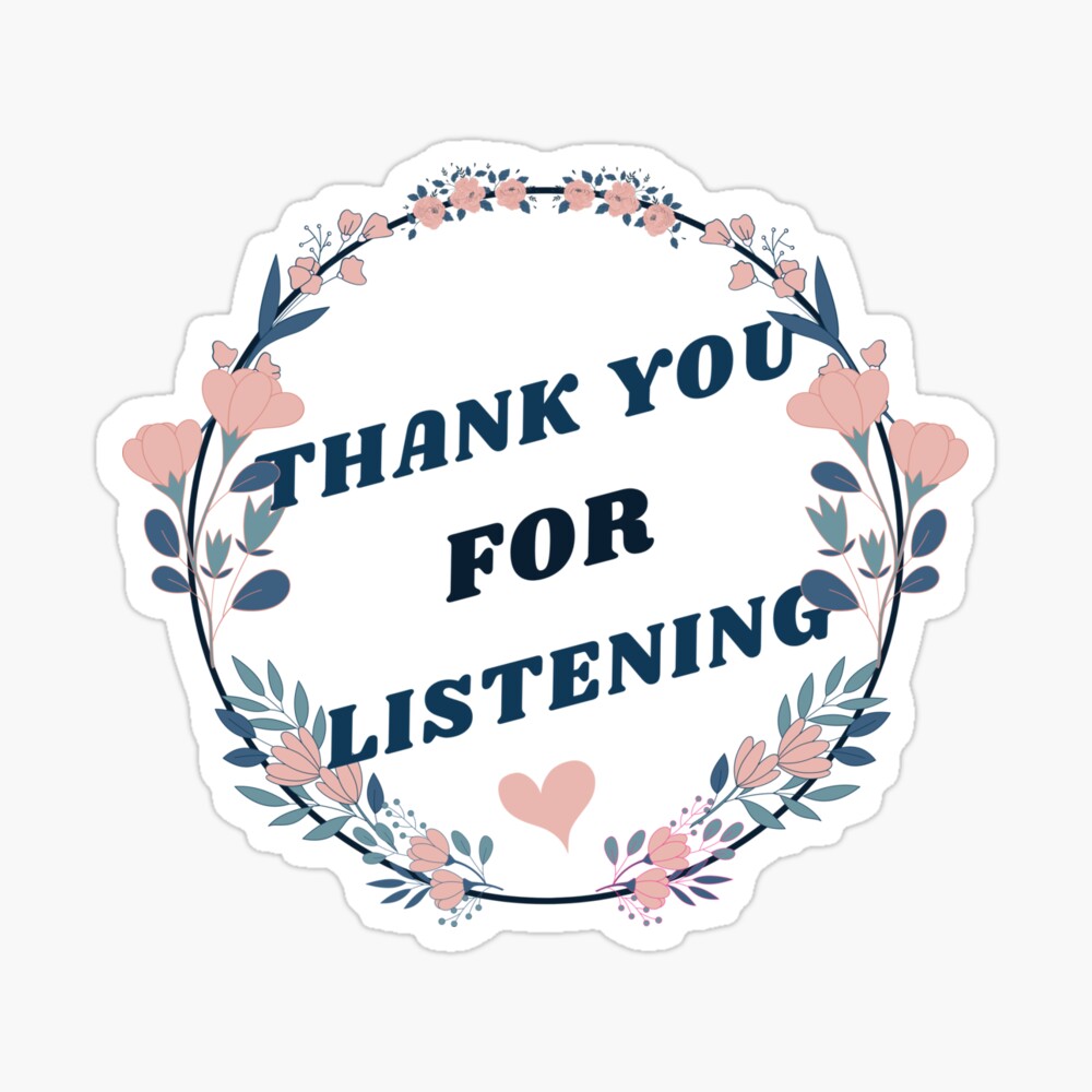 Thank you for listening. Perfect gift Pin