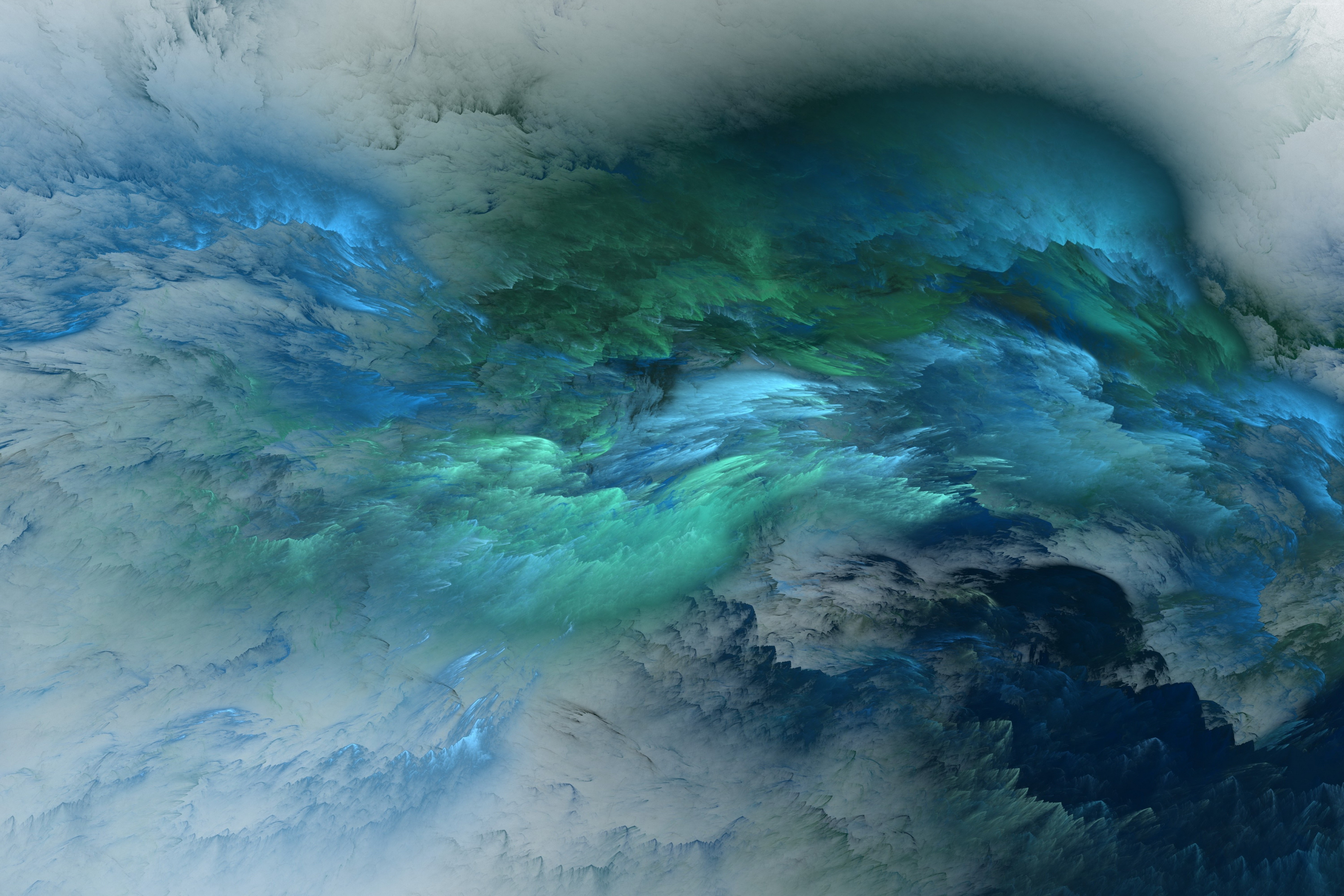 5k wallpaper, blue, Clouds, live photo, live wallpaper, abstract, 8k, 4k Gallery HD Wallpaper