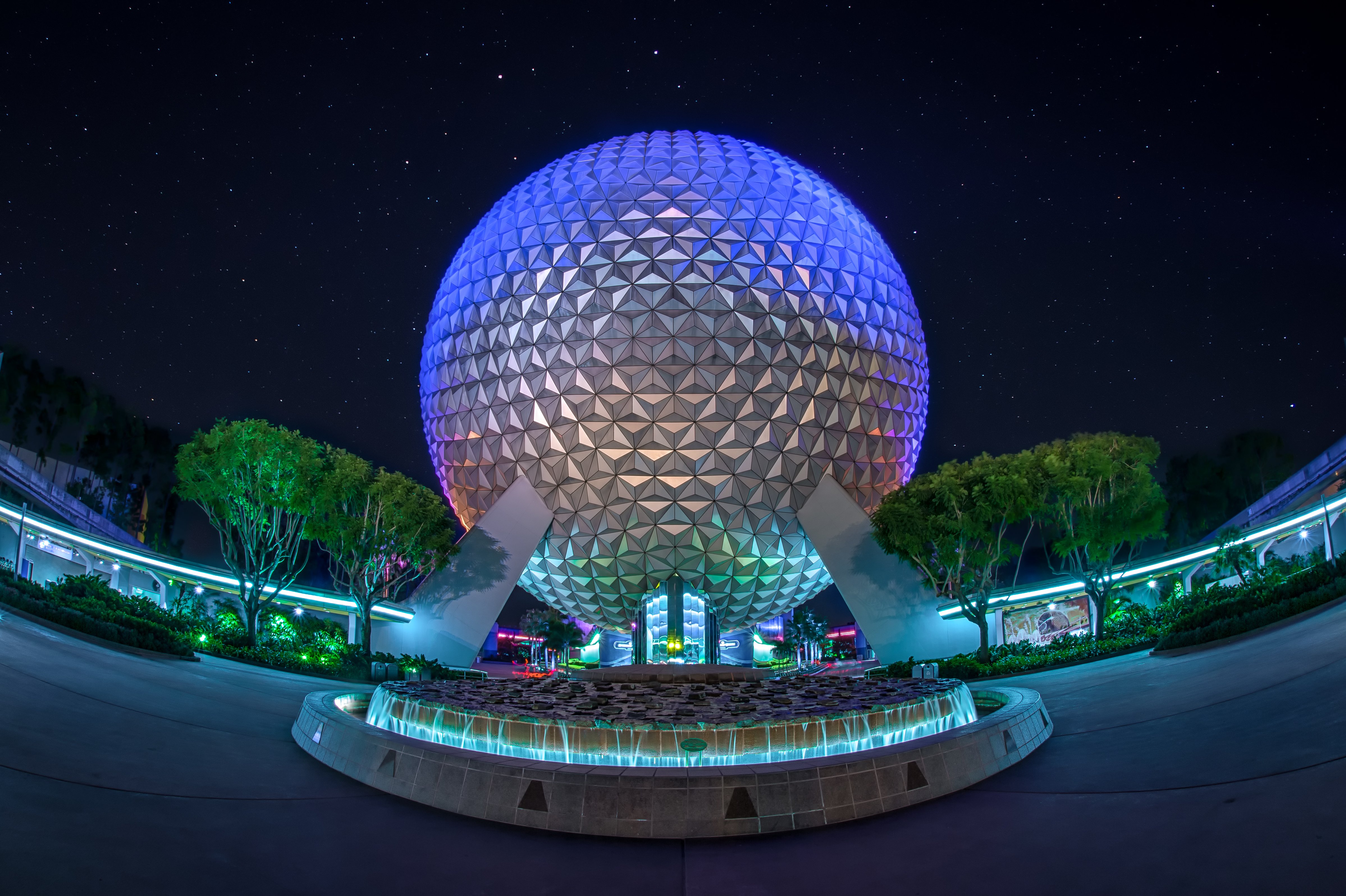 Epcot Raumschiff Erde Hintergrundbild