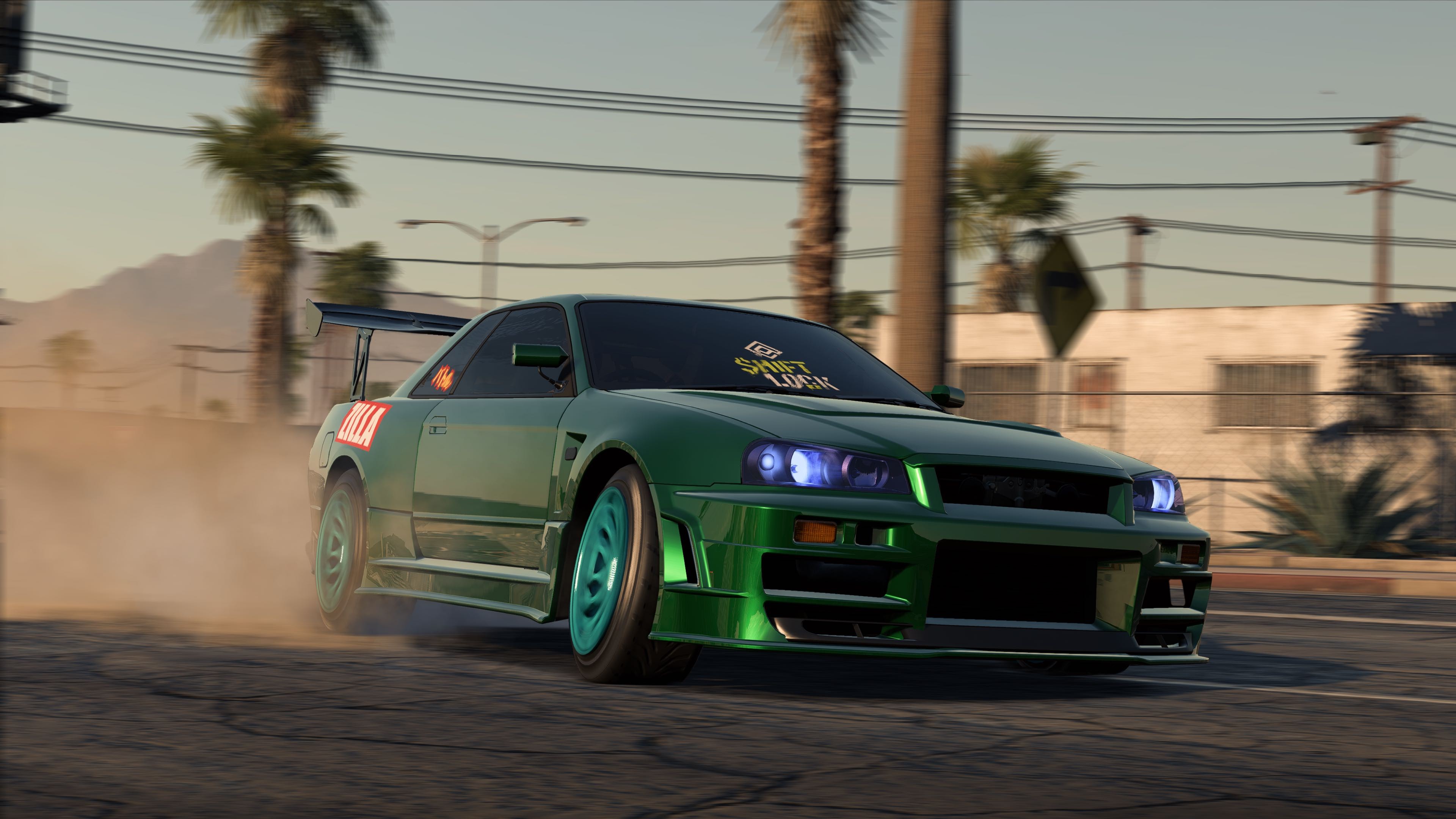 Wallpaper / need for speed payback, need for speed, games, 2017 games, 4k, cars, nissan, nissan skyline, drifting cars free download