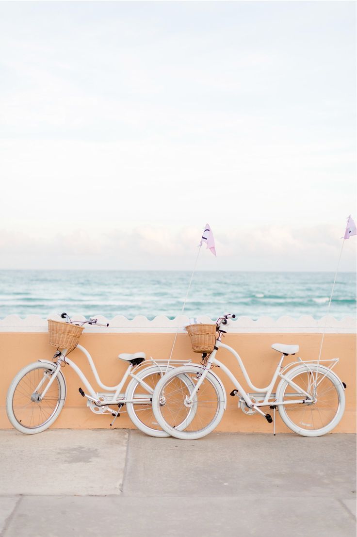 Biking at the beach. Beach wall collage, Picture collage wall, Photo wall collage