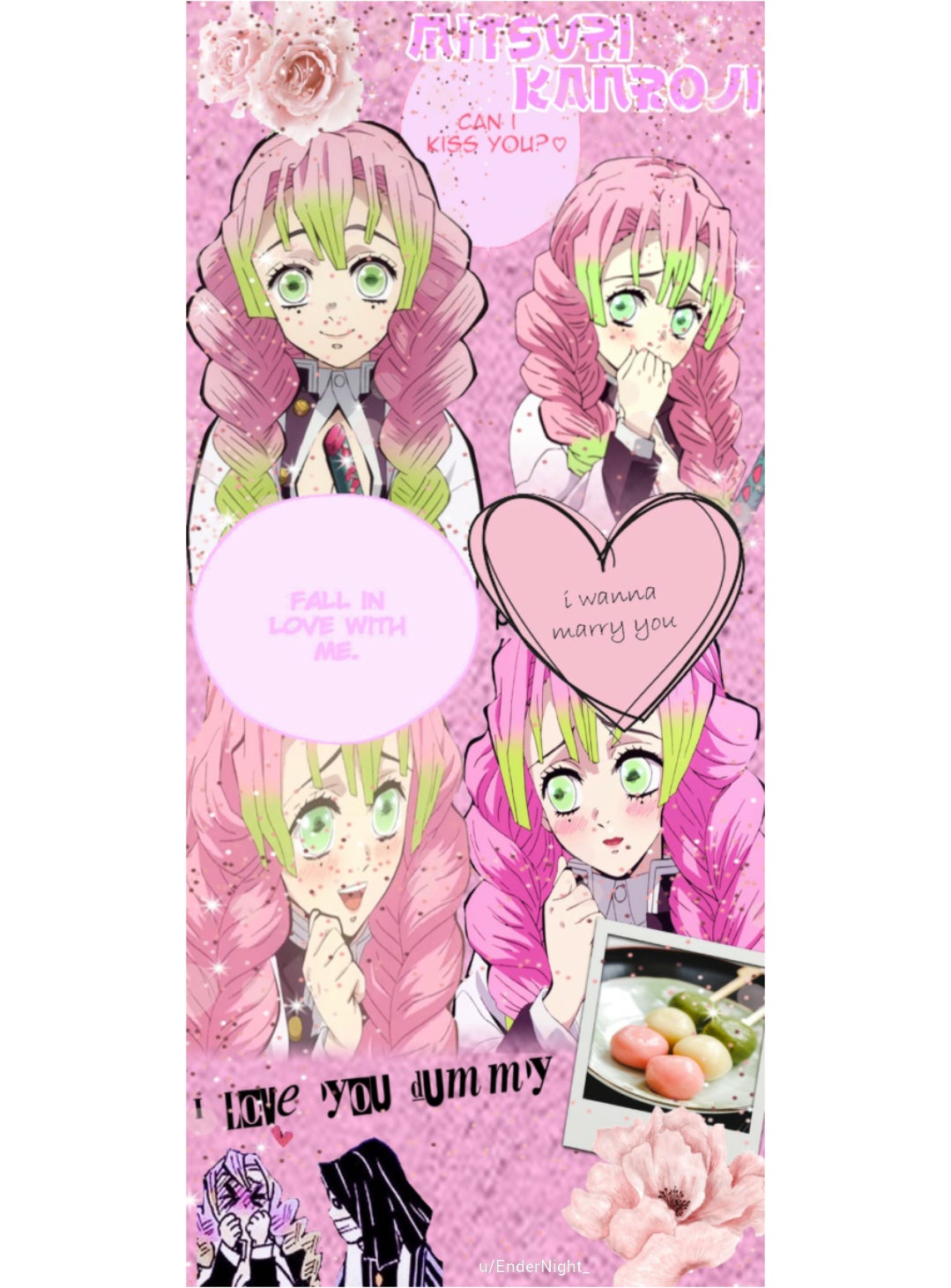 Little Mitsuri wallpaper i made today. Hope you like