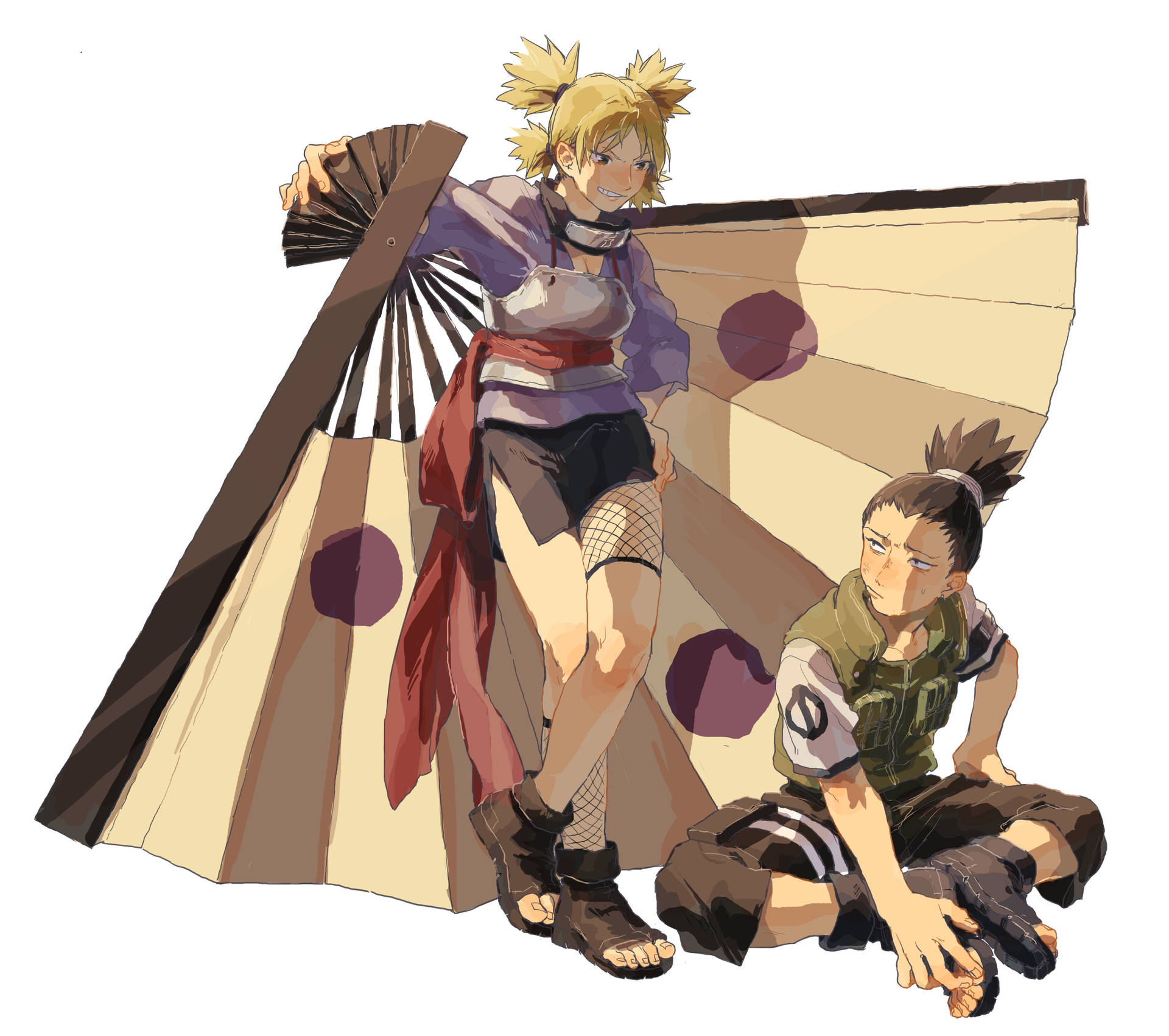 Download Teen Shikamaru And Temari Wallpaper