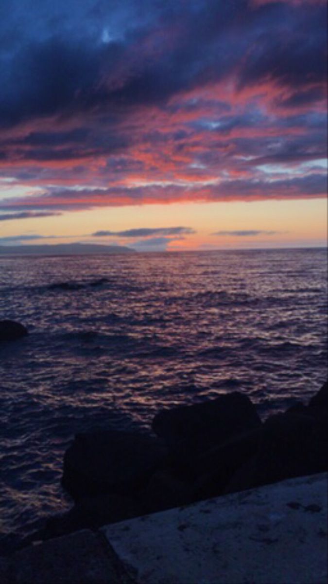 summer sunset along the sea. Pretty landscapes, Aesthetic background, Summer wallpaper