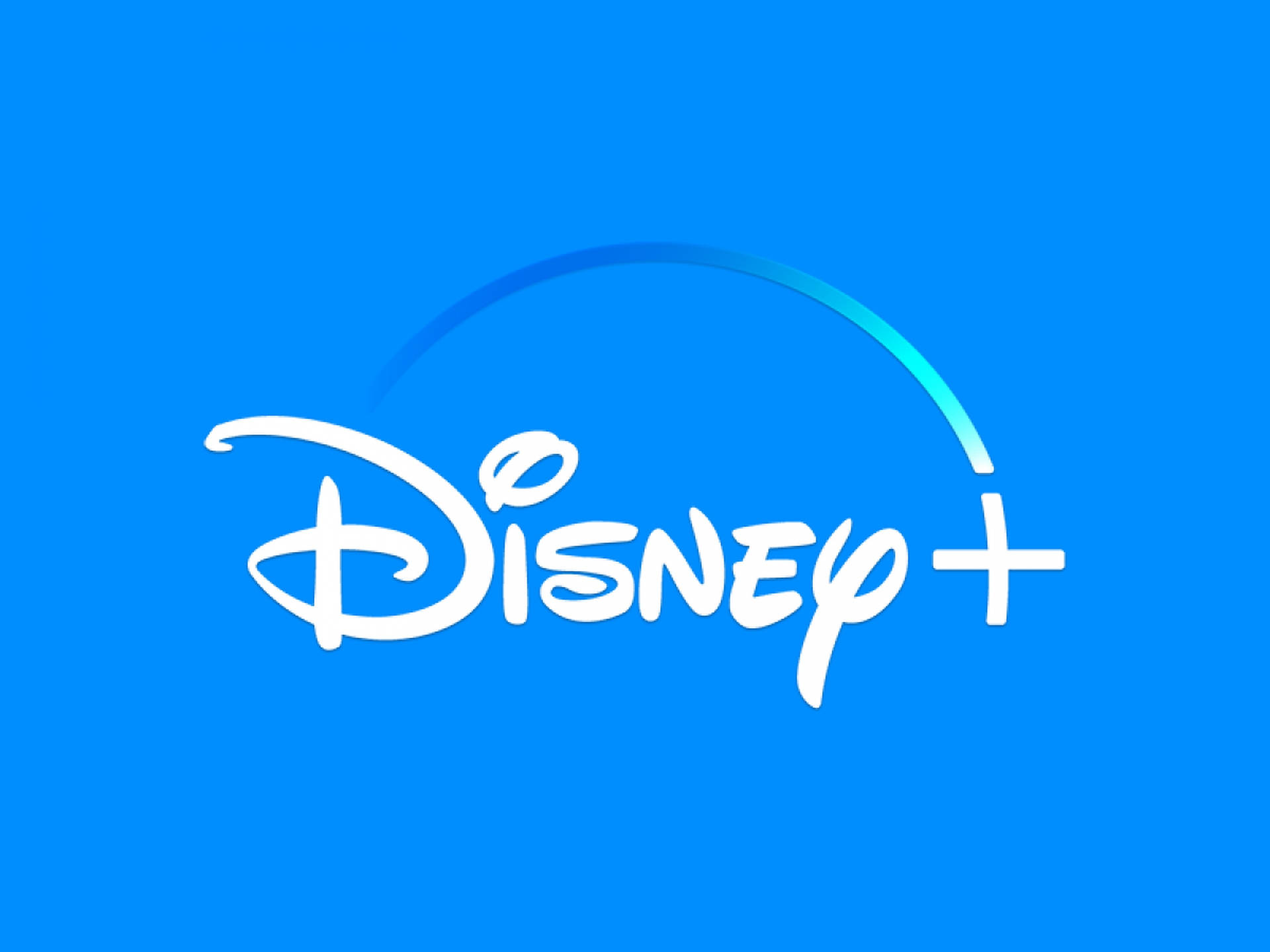 Download Blue Disney Logo Plus Wallpaper
