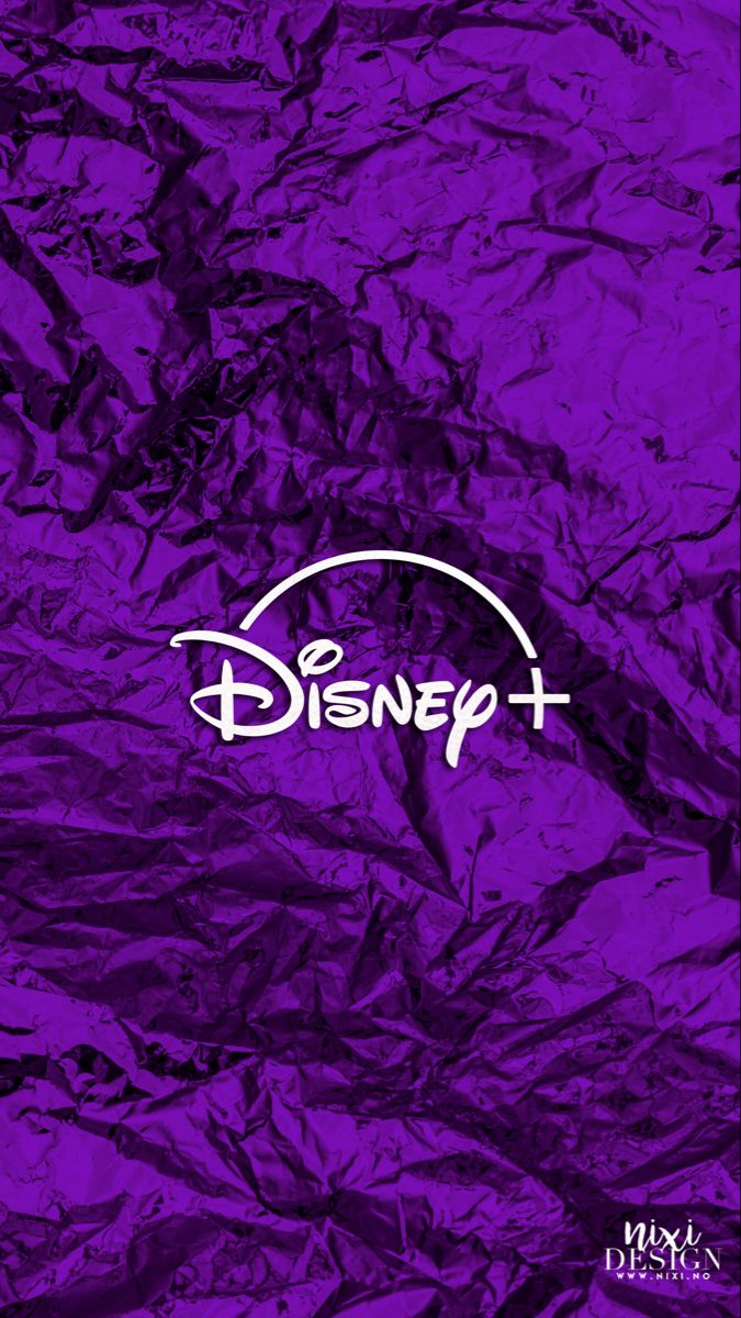 Purple+. Disney plus aesthetic logo, Disney+ icon, Purple background