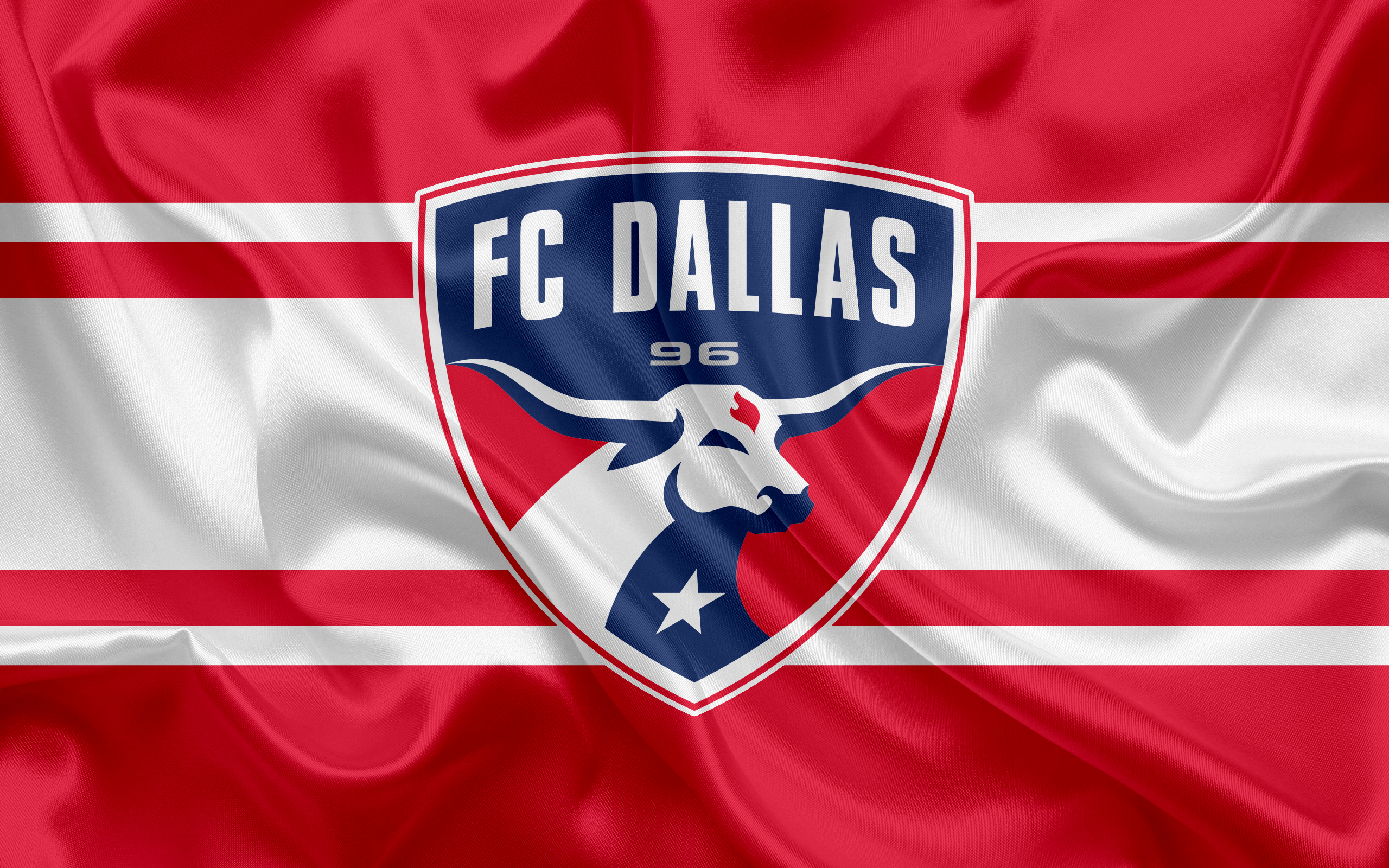 Emblem Fc Dallas Logo Mls Soccer Wallpaper:2560x1600