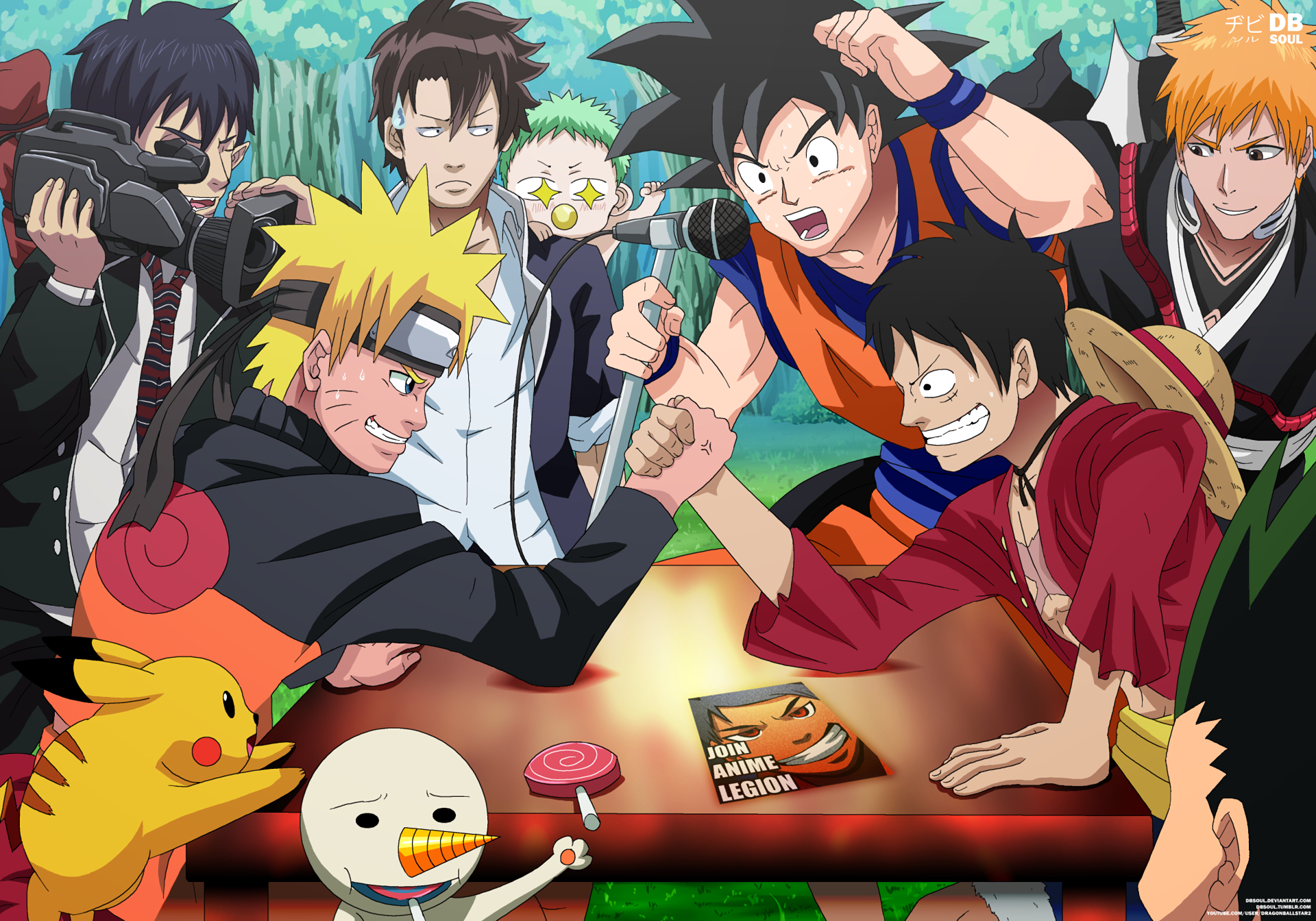 One Piece x Naruto ( Wallpaper ) by MasterSoul03 on DeviantArt