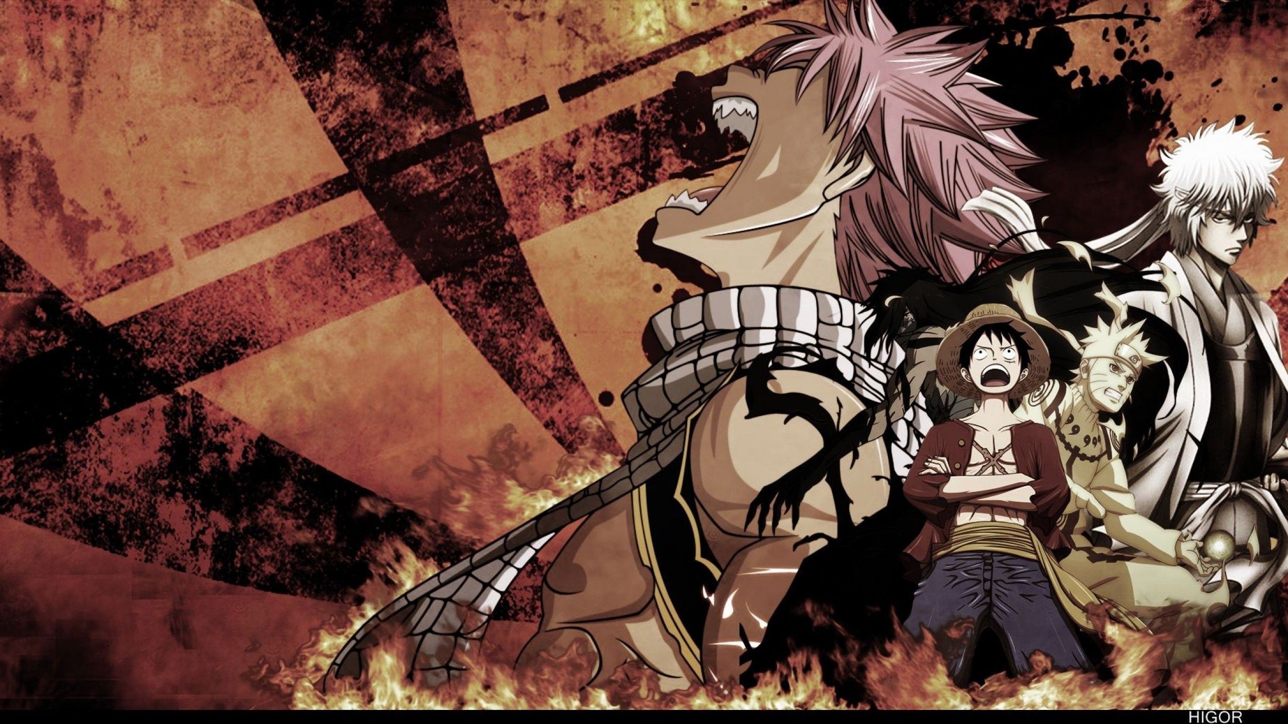 Naruto One Piece HD Wallpaper