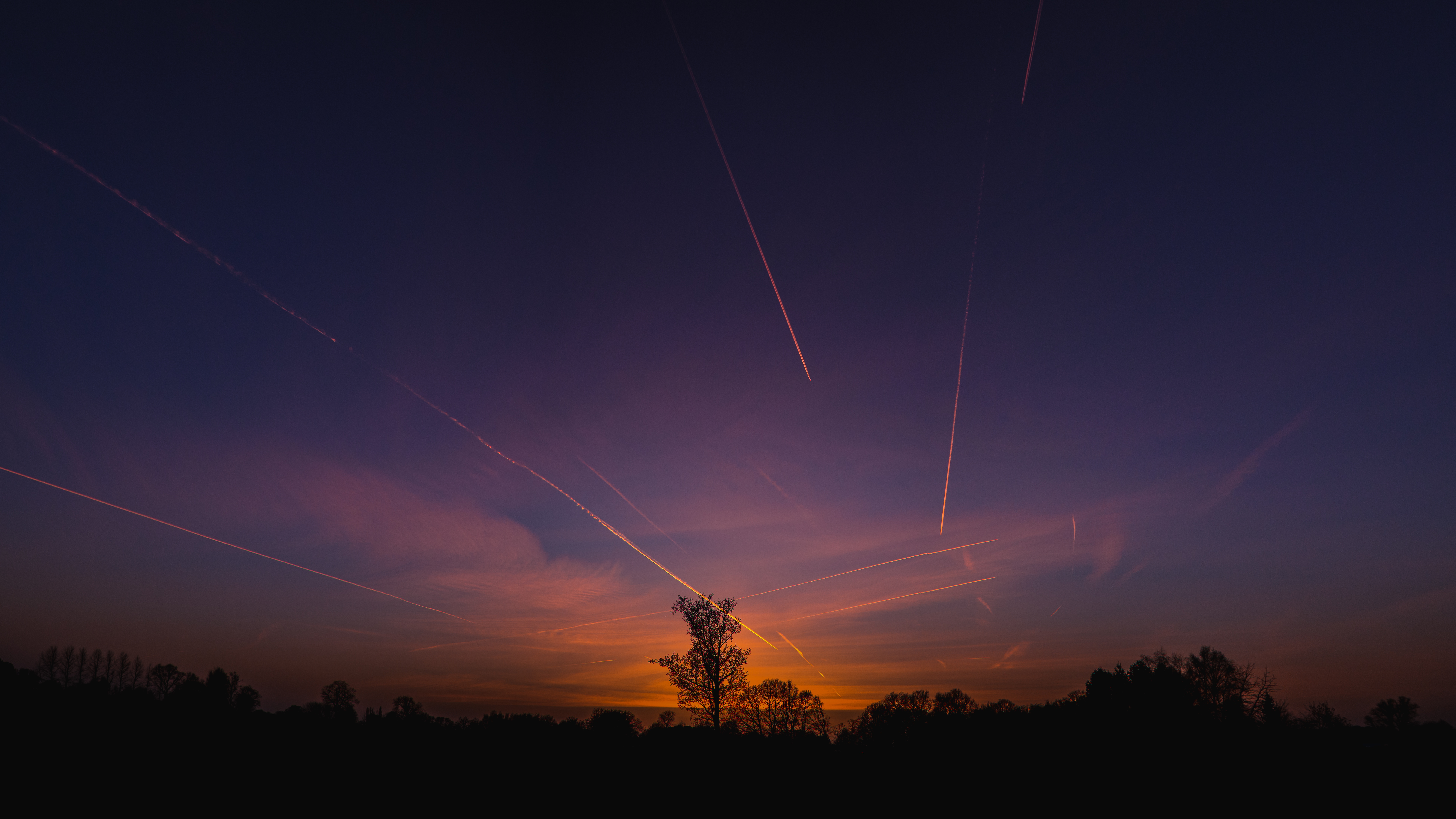 4K Night Wallpaper and Background Image