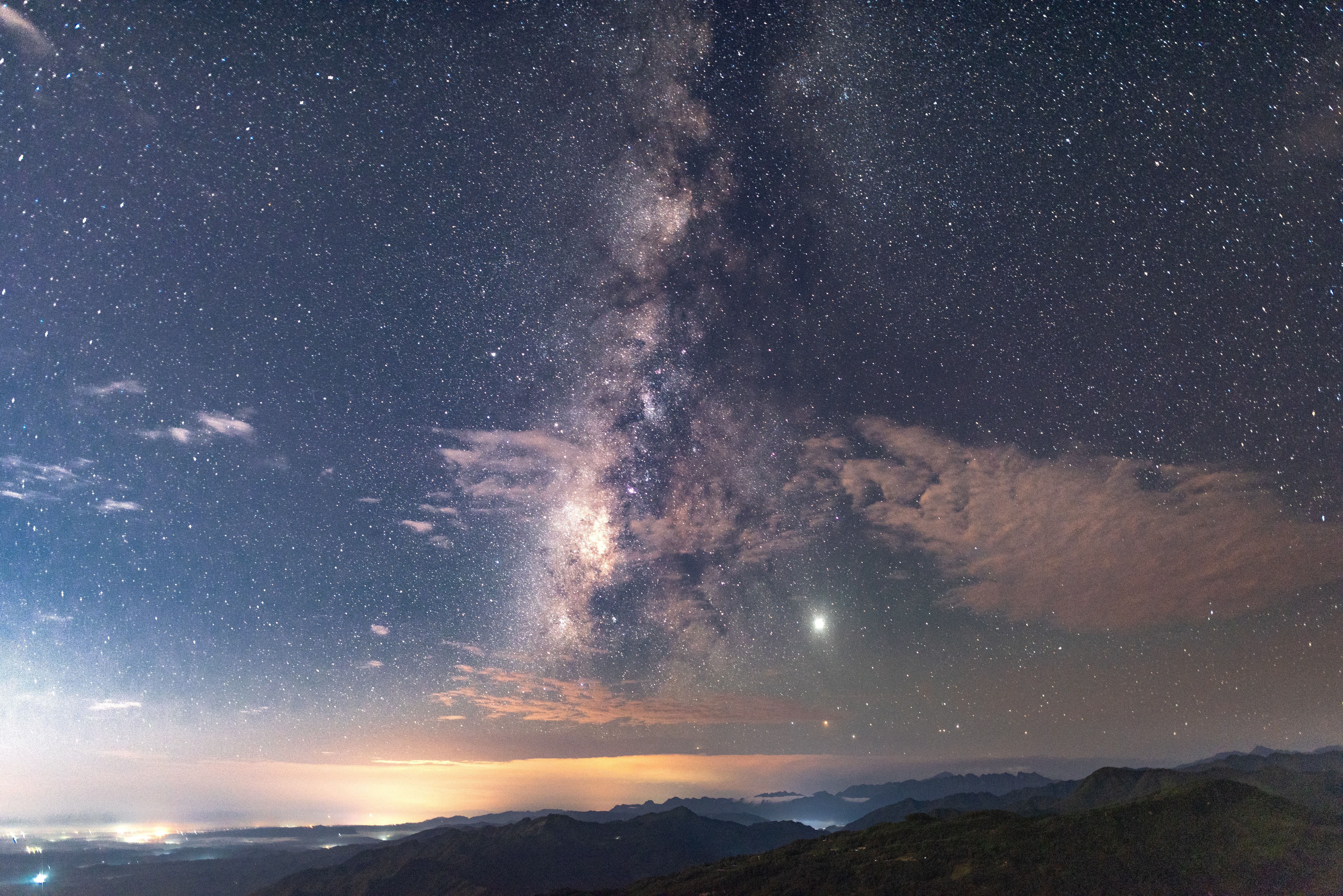 8K Night Sky Wallpaper