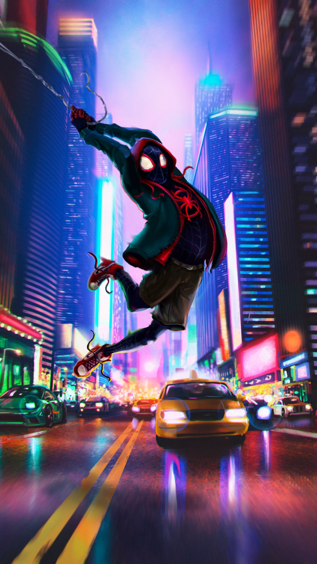 Wallpaper / Movie Spider Man: Into The Spider Verse Phone Wallpaper, Miles Morales, Spider Man, 1080x1920 Free Download