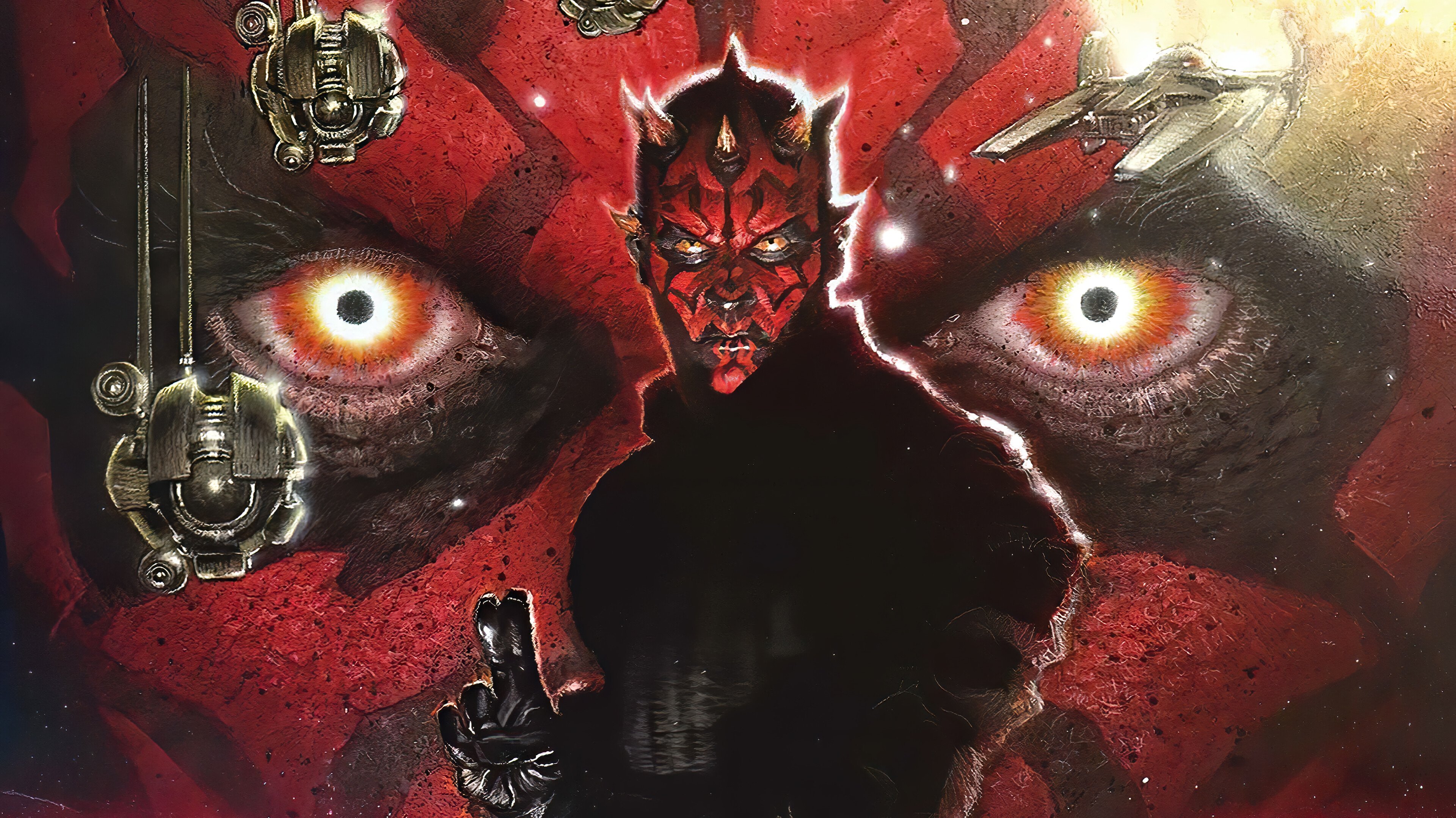 Darth Maul from Star Wars Wallpaper 4k for Desktop