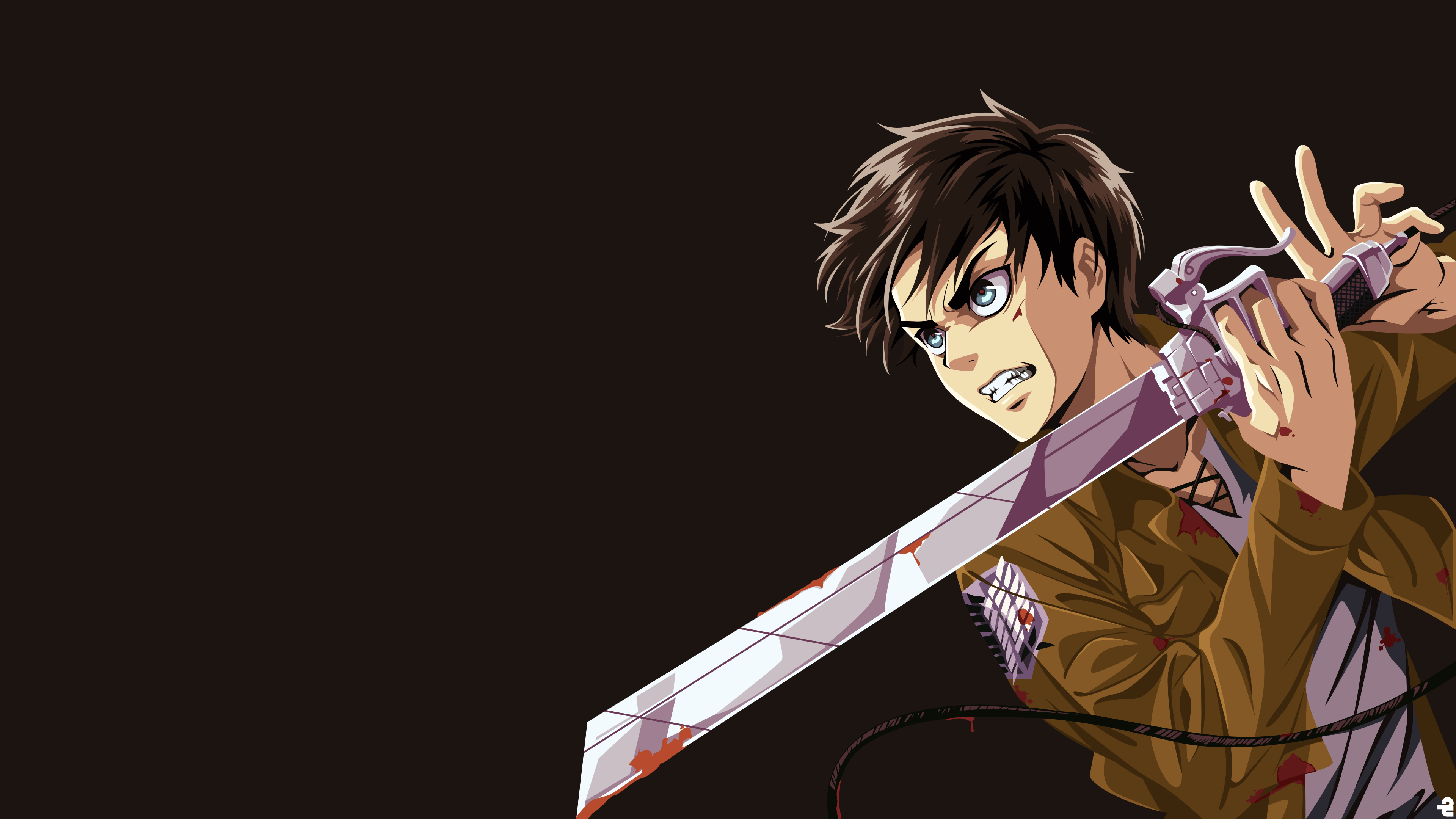 Free download Attack On Titan Eren Wallpaper on [3840x2160] for your Desktop, Mobile & Tablet. Explore Attack On Titan Eren Yeager Wallpaper. Attack on Titan Wallpaper, Attack on Titan