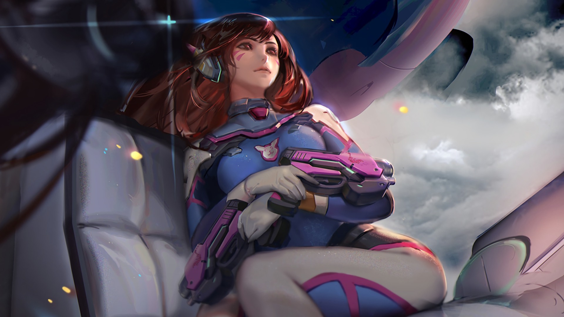 Free download Desktop Wallpaper Relaxed Dva Girl Warrior Overwatch HD Image [1920x1080] for your Desktop, Mobile & Tablet. Explore Overwatch Girl Wallpaper. Genji Wallpaper Overwatch, Overwatch 4K Wallpaper, Overwatch Wallpaper