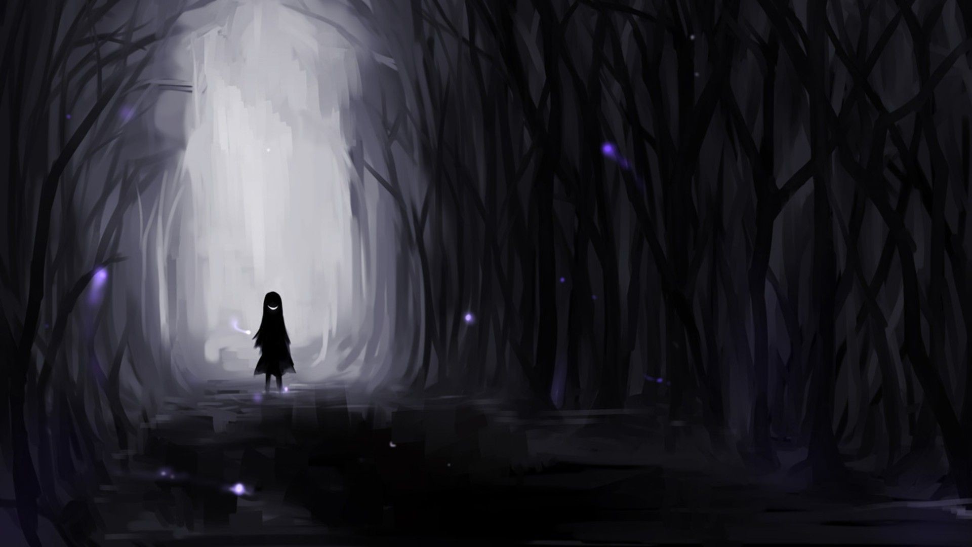 Dark Anime Scenery Wallpaper and Background 2720