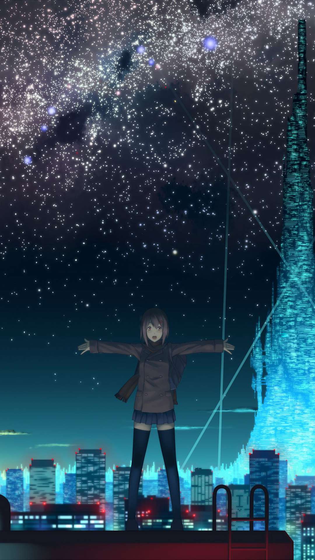 Dark Anime Wallpaper for iPhone and Android