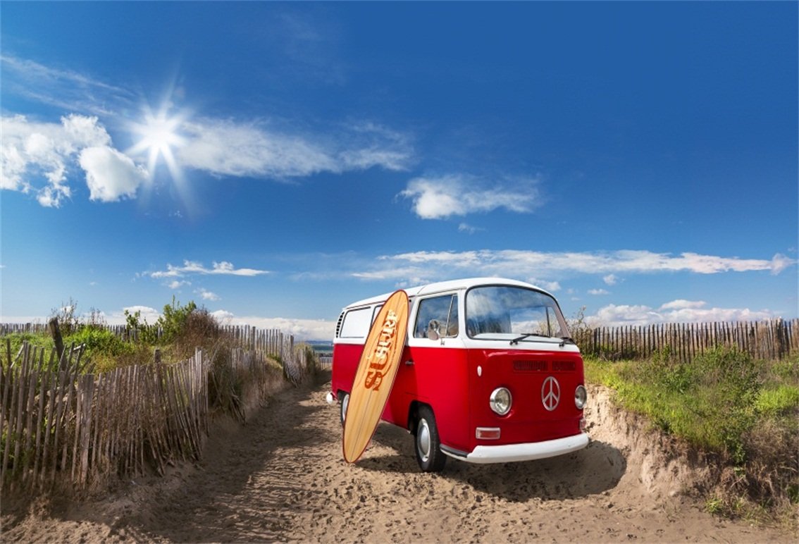 Summer Beach Van Wallpapers - Wallpaper Cave