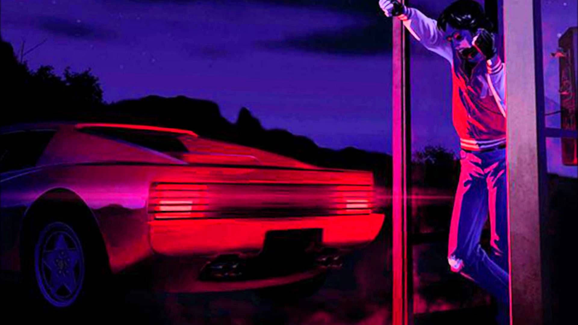 Nightcall EP. Kavinsky. Retro futurism, Neon noir, Retro waves