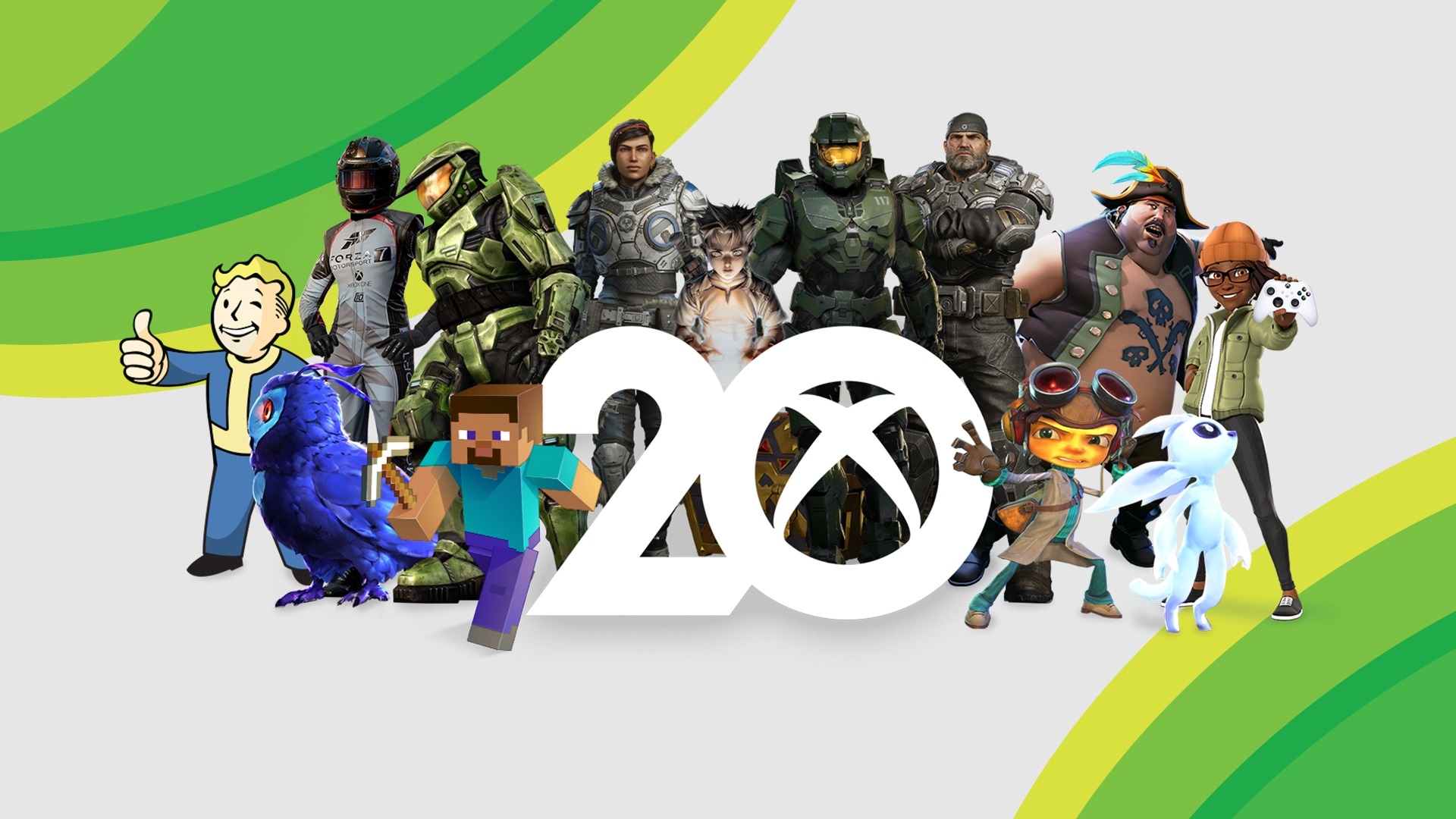 Microsoft celebrates 20 years of Xbox with new Xbox merch, free wallpaper, and more