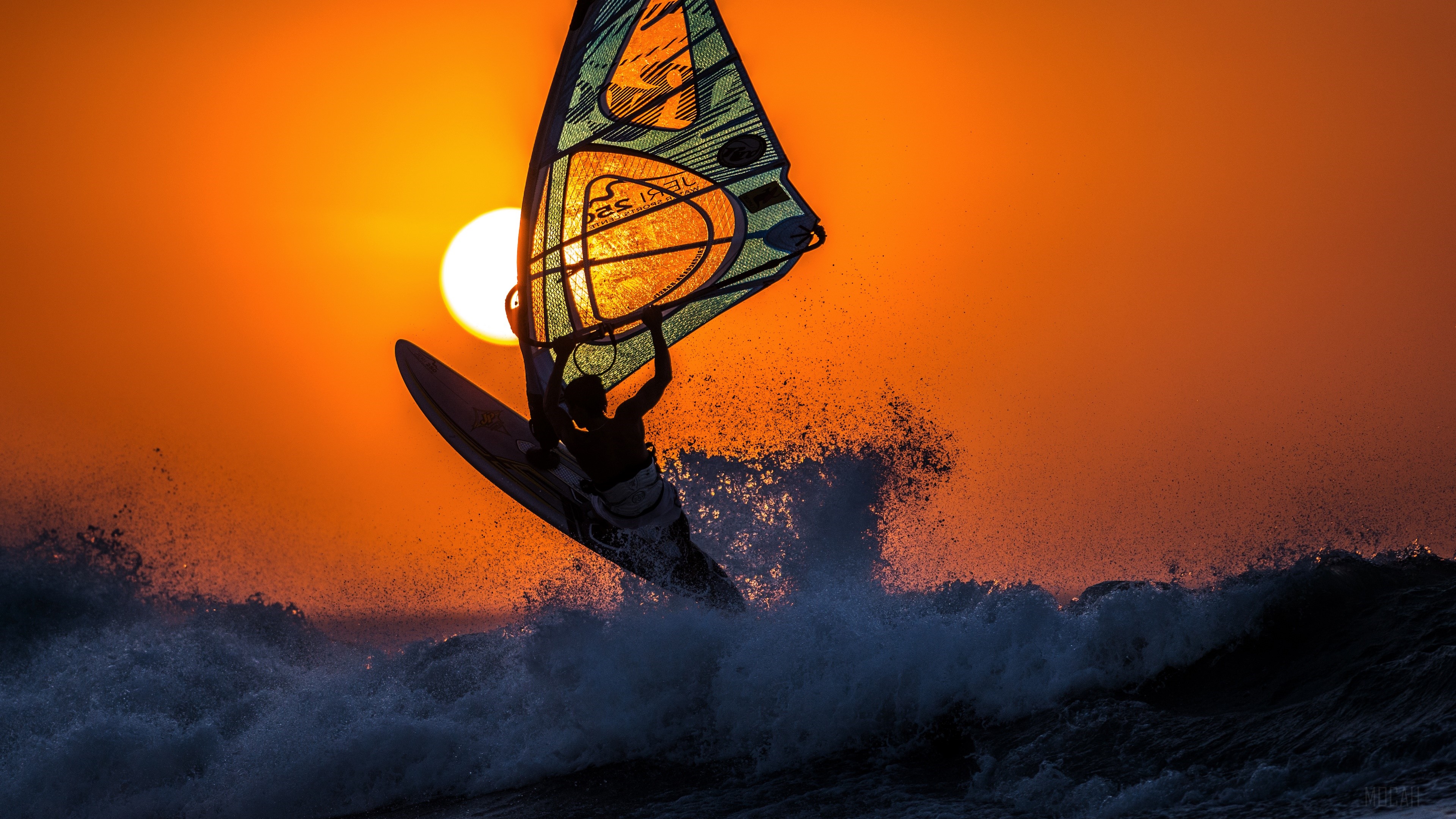 Sea, Summer, Sun, Sunset, Surfing, Wave 4k Gallery HD Wallpaper
