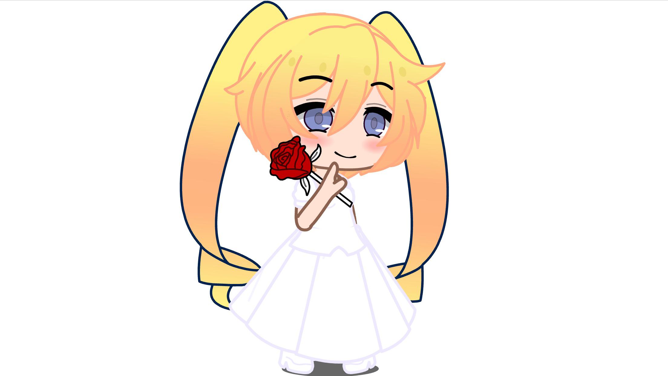 i made princess serenity in gacha club