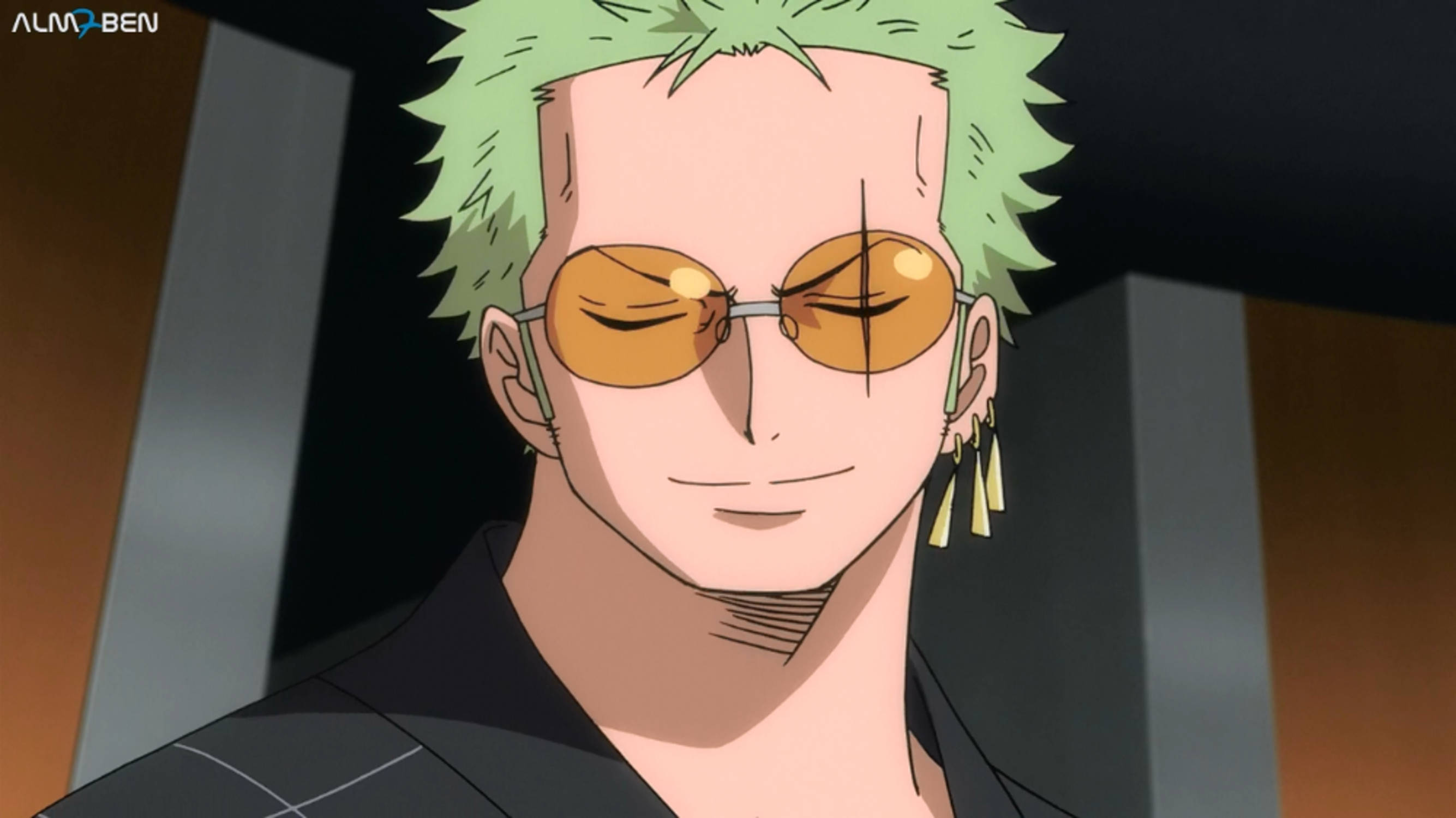 Download Anime Roronoa Zoro PFP In Sunglasses Wallpaper