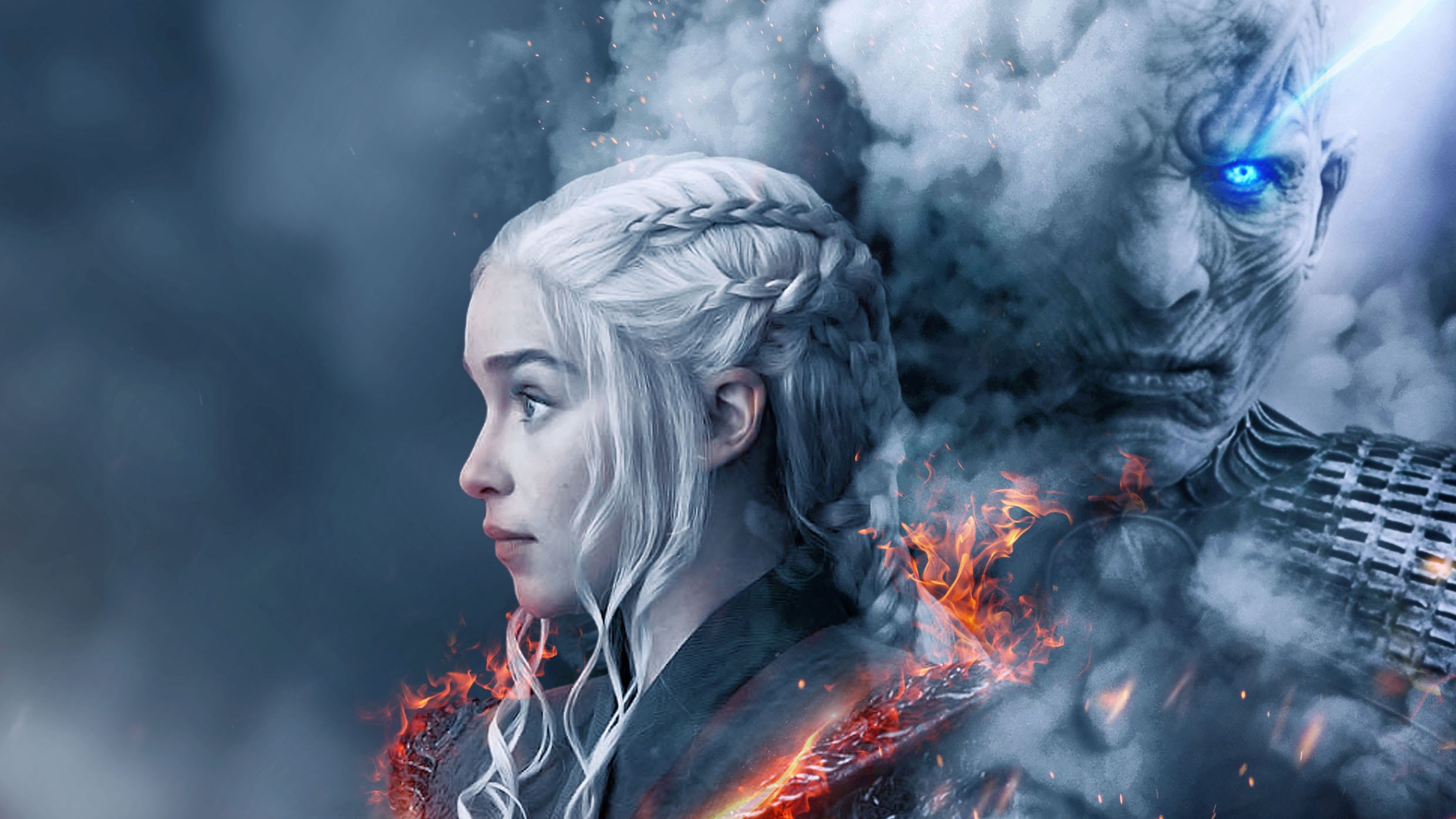 Wallpaper / game of thrones season 8, game of thrones, tv shows, hd, daenerys targaryen, night king, behance free download