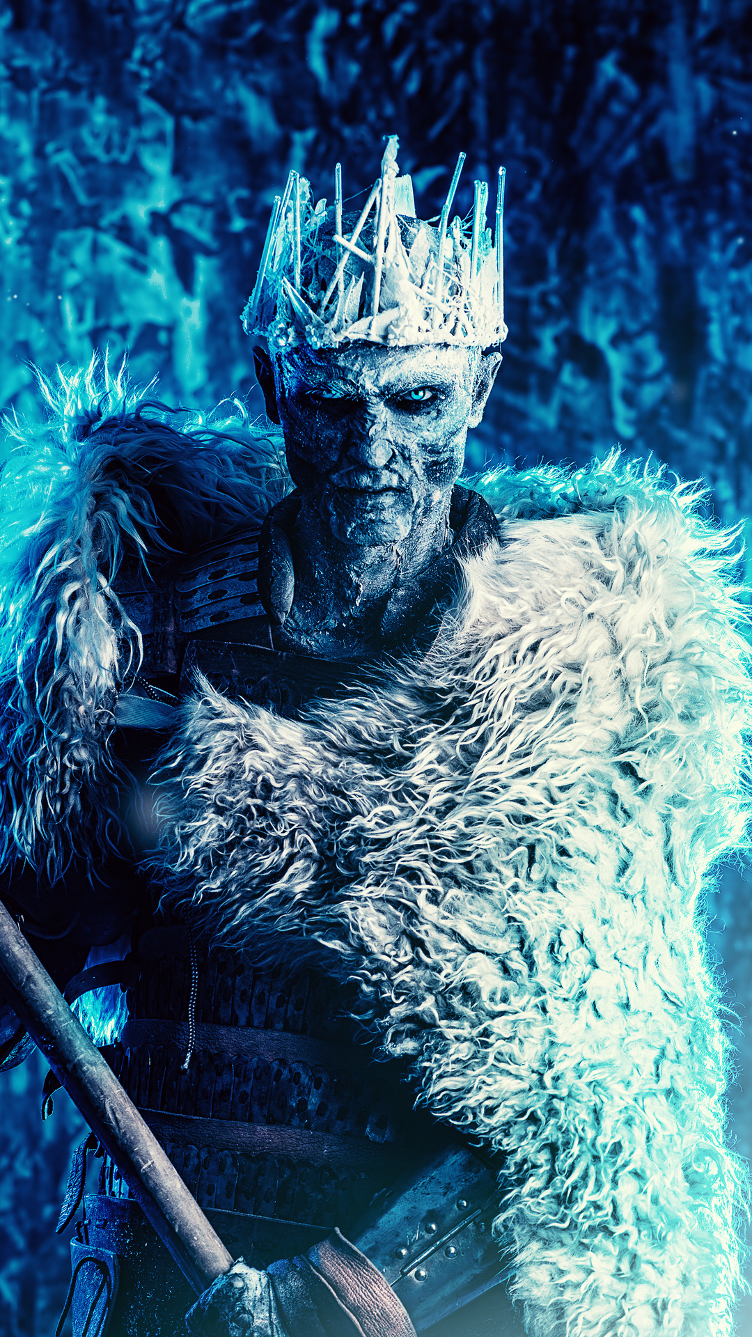 1080x1920 night king, game of thrones season 8, game of thrones, tv shows, hd, cosplay for iPhone 6, 7, 8 wallpaper