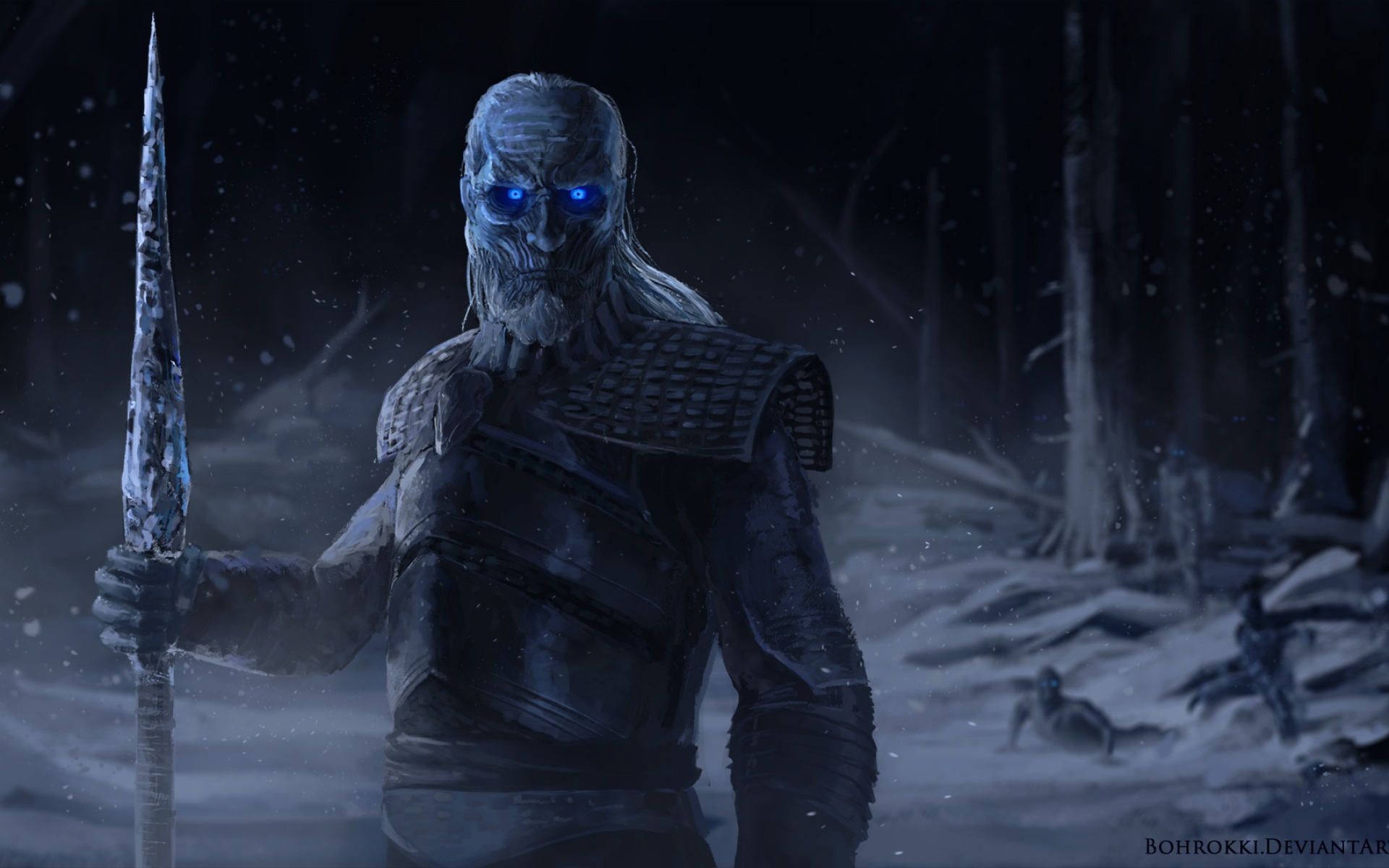 night king game of thrones wallpaper