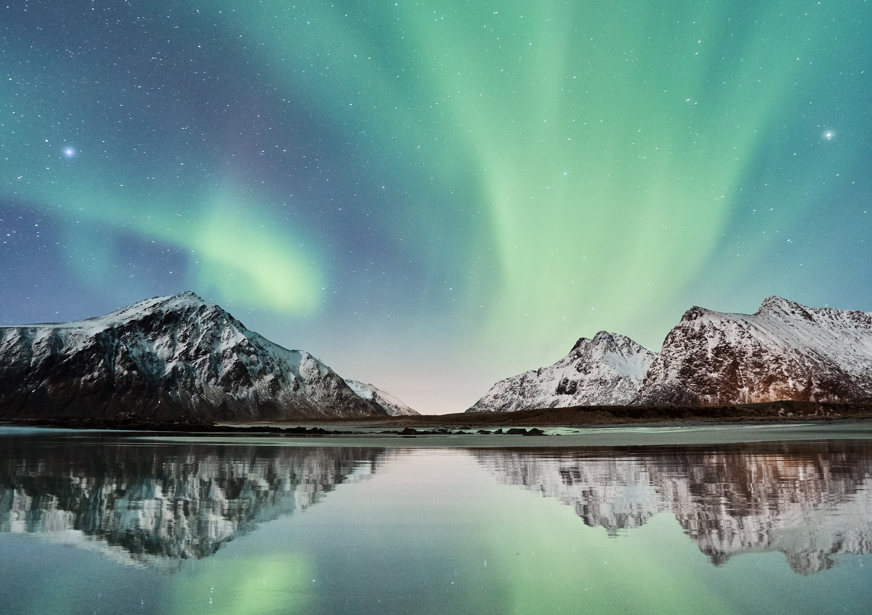 Wallpaper, lake, amazing view, snow 3400x2400