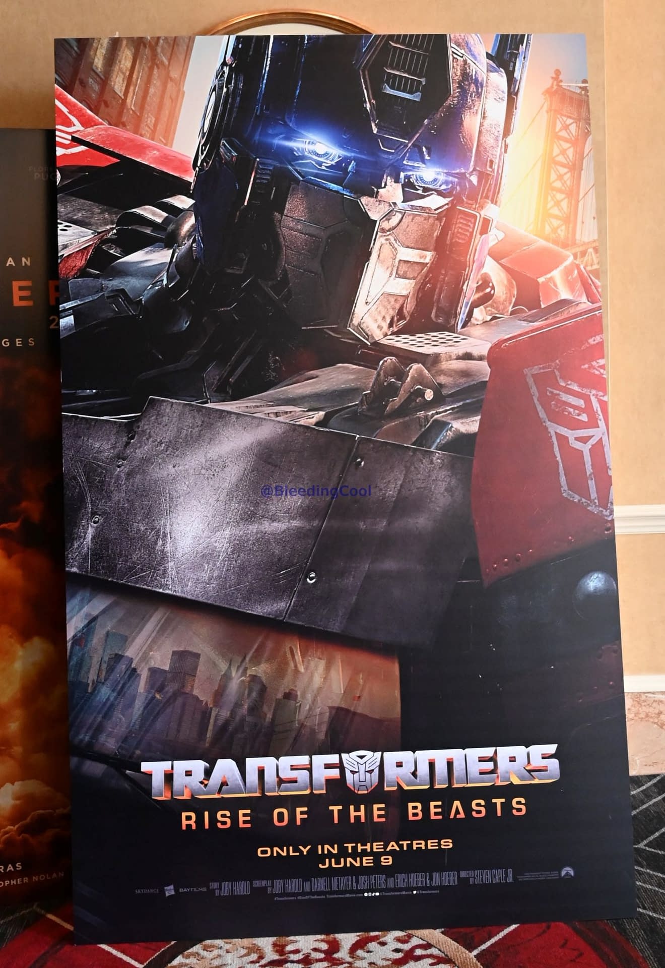 Transformers: Rise Of The Beasts Posters On Display