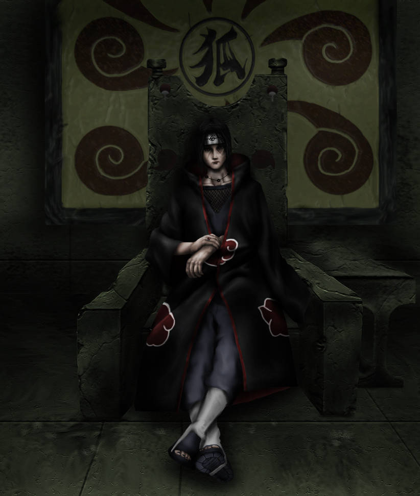 Itachi Sitting Wallpaper