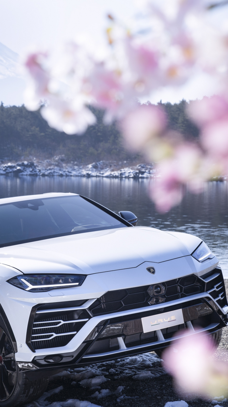 Download Wallpaper 750x1334 Off Road, White Lamborghini Urus, Iphone 7, Iphone 8, 750x1334 HD Background, 22888