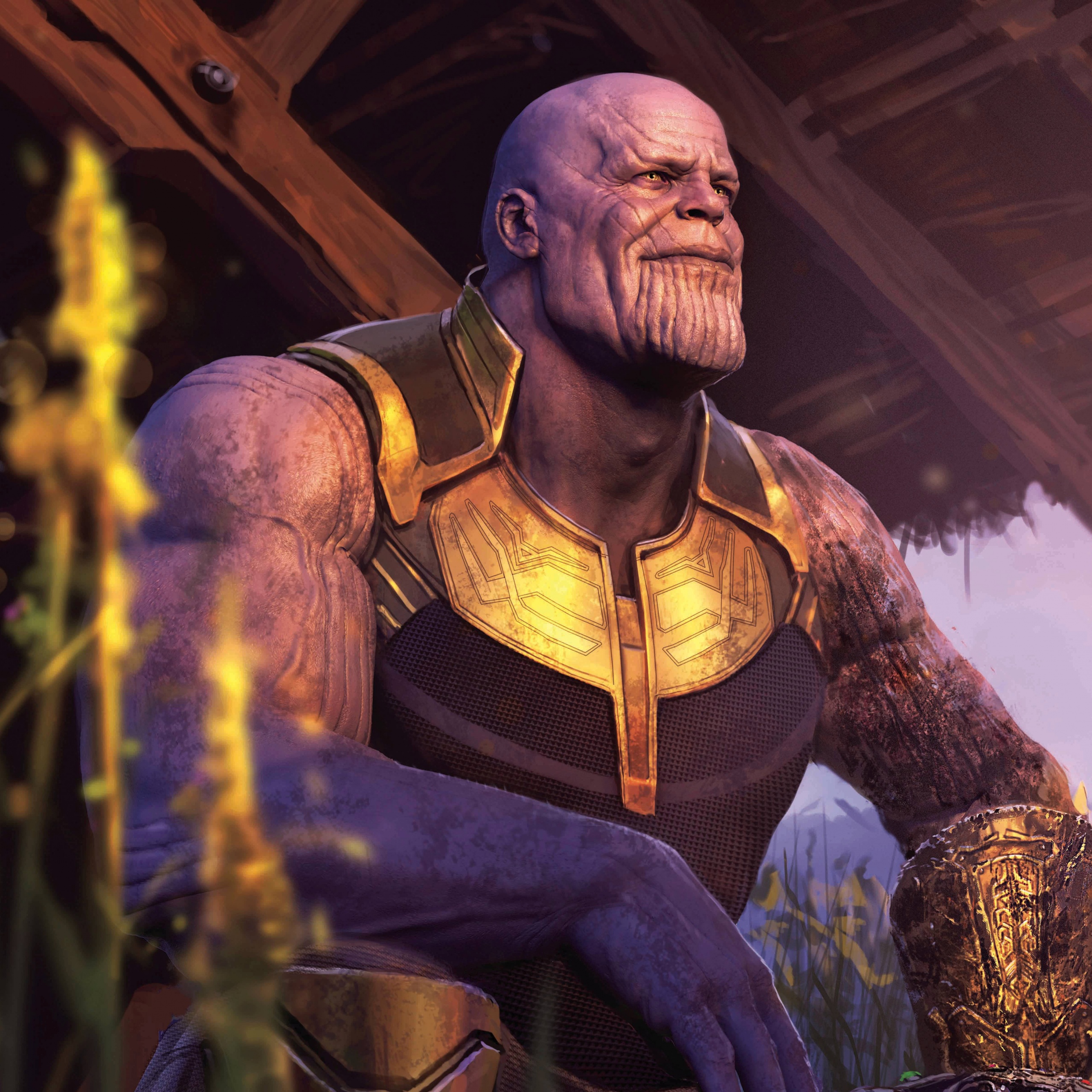 Thanos Wallpaper 4K, Avengers: Infinity War, Graphics CGI