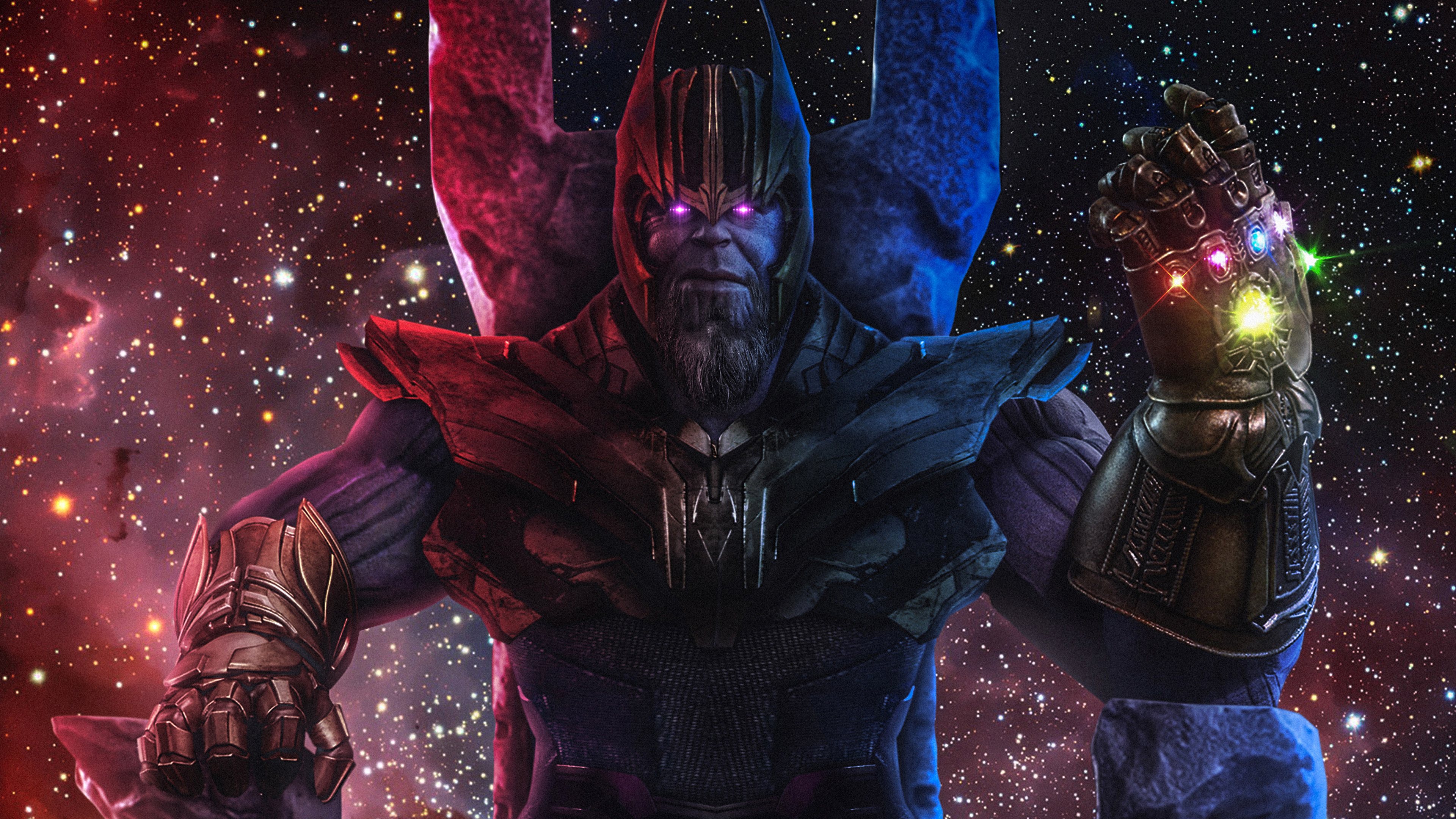 Thanos Infinity Gauntlet 4K Wallpaper