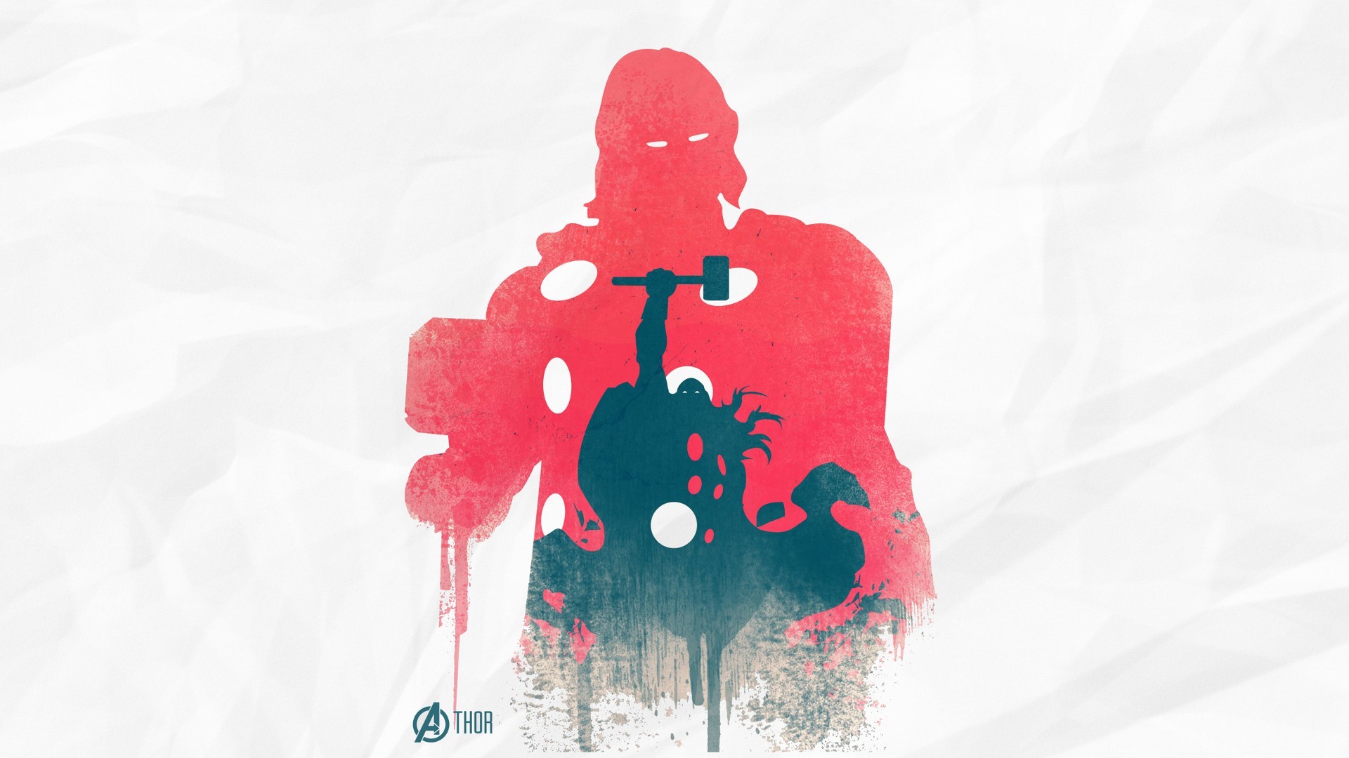 Wallpaper, drawing, illustration, Thor, red, silhouette, cartoon, graphic design, The Avengers, hand, sketch, organ 1920x1080