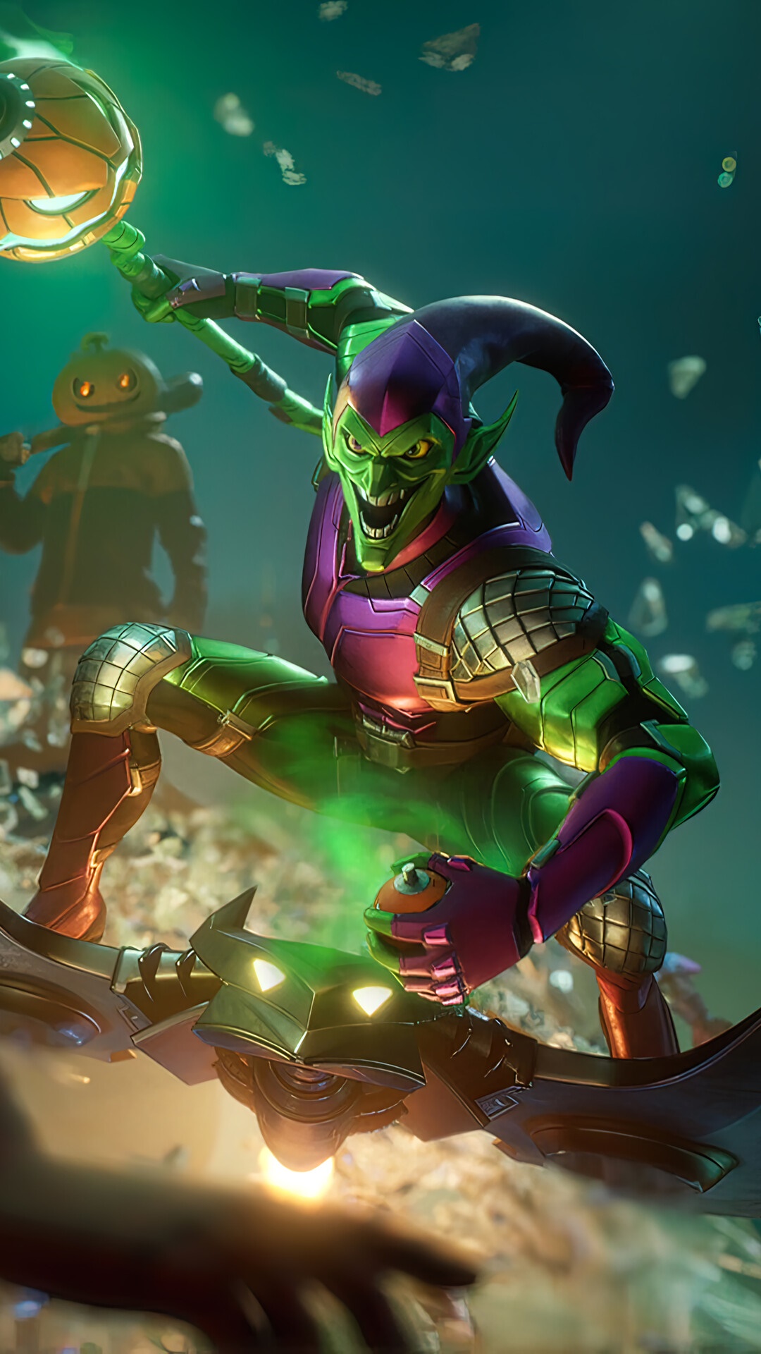 Green Goblin, Spider Man, Fortnite, Video Game Gallery HD Wallpaper