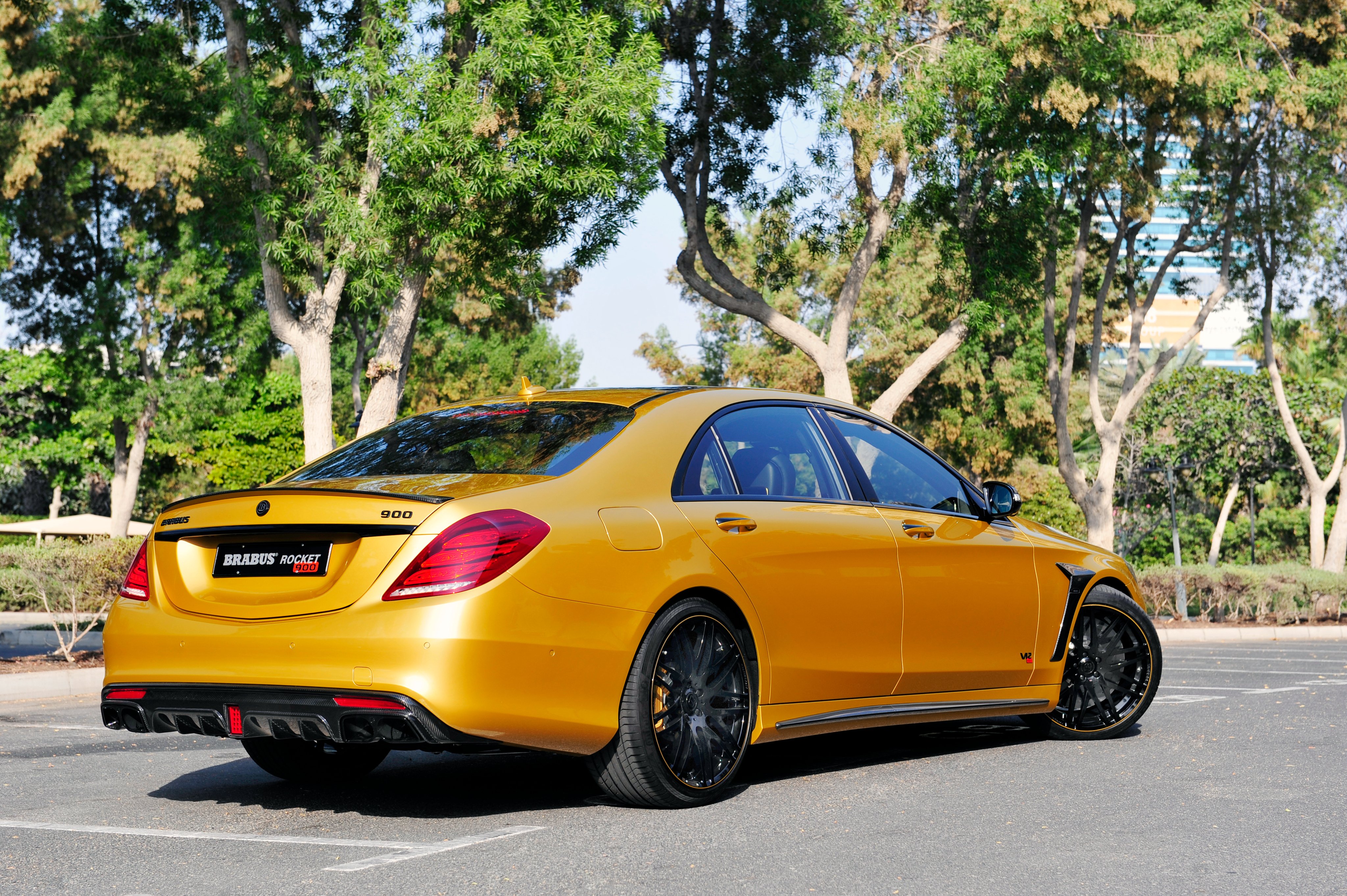 Wallpaper, 2015, 4096x2726 px, 900, Benz, Brabus, desert, gold, luxury, mercedes, rocket, tuning, w222 4096x2726