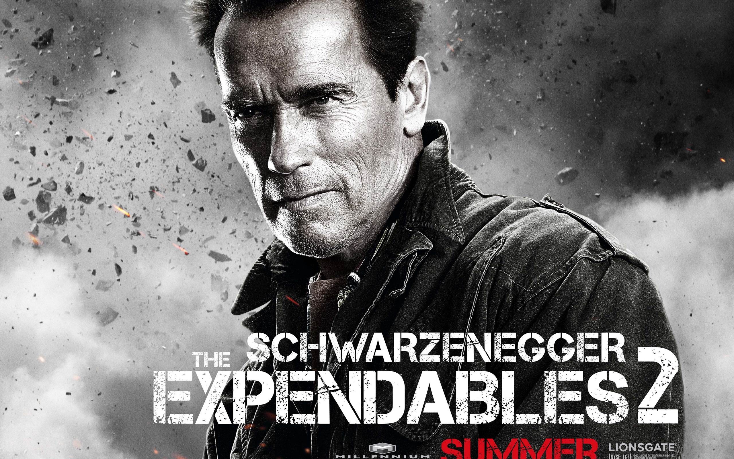 Arnold Schwarzenegger The Expendables 2 HD Movie Wallpaper