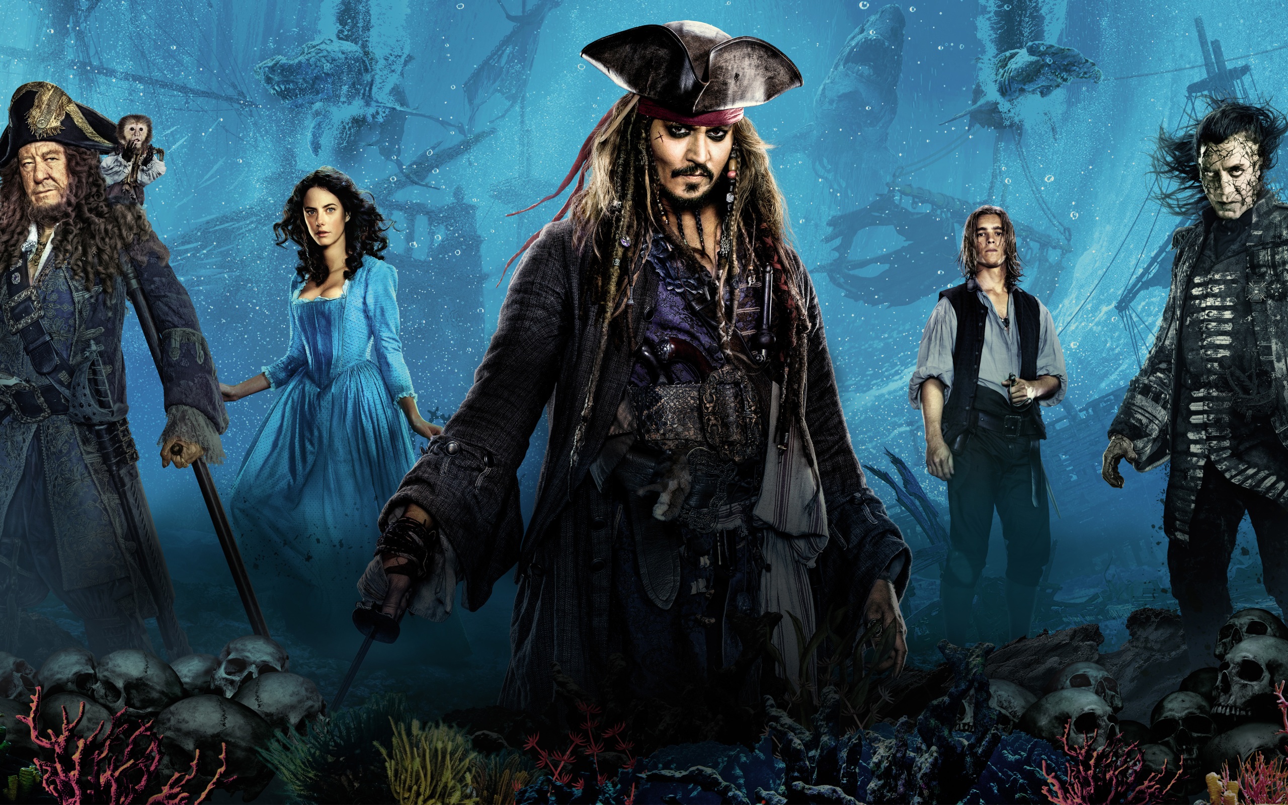 Wallpaper 4k Pirates of the Caribbean Dead Men Tell No Tales 4K 8K 2017 Wallpaper