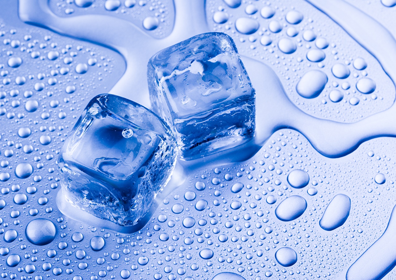 Desktop Wallpaper Ice Drops Water
