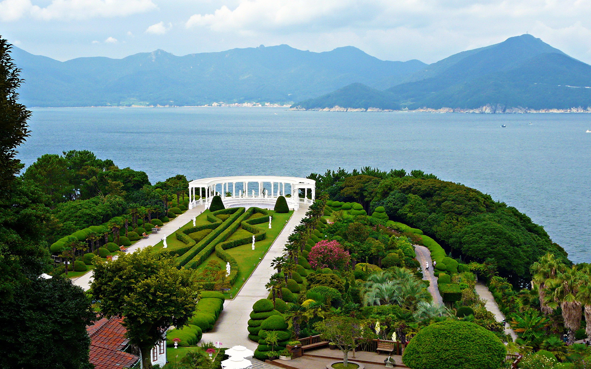 Desktop Wallpaper South Korea Nature Mountains Gardens 1920x1200