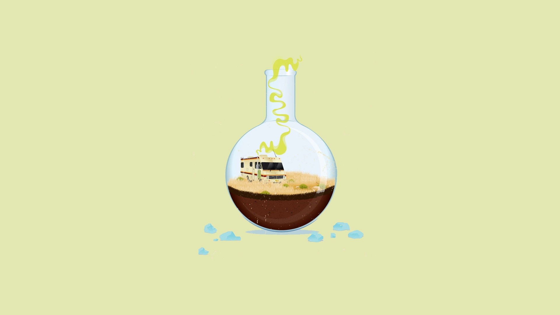 Wallpaper, illustration, food, minimalism, drink, Breaking Bad, liqueur, product 1920x1080