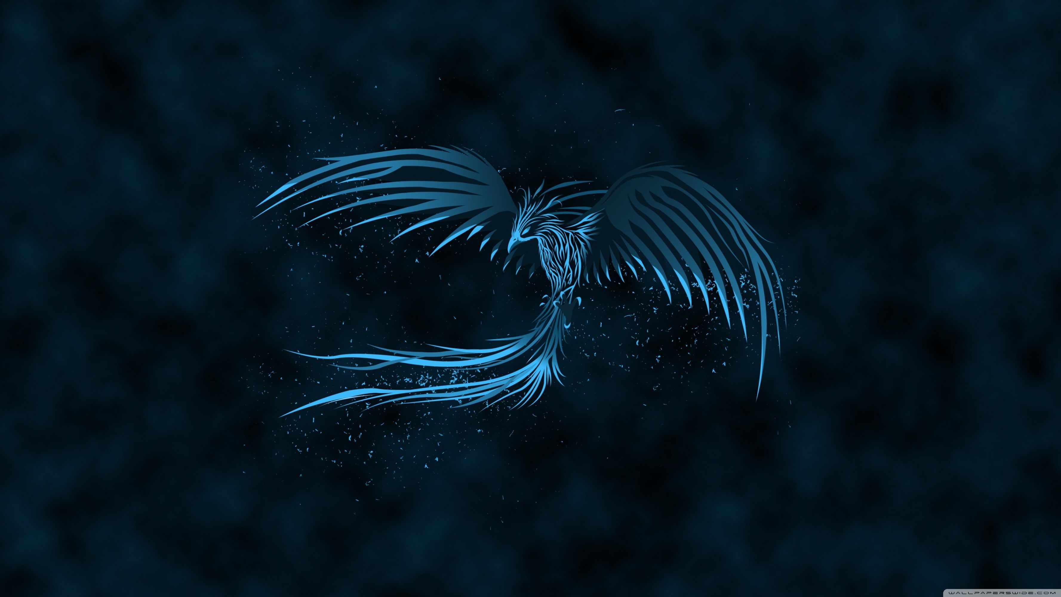 Blue Phoenix Wallpaper Free Blue Phoenix Background
