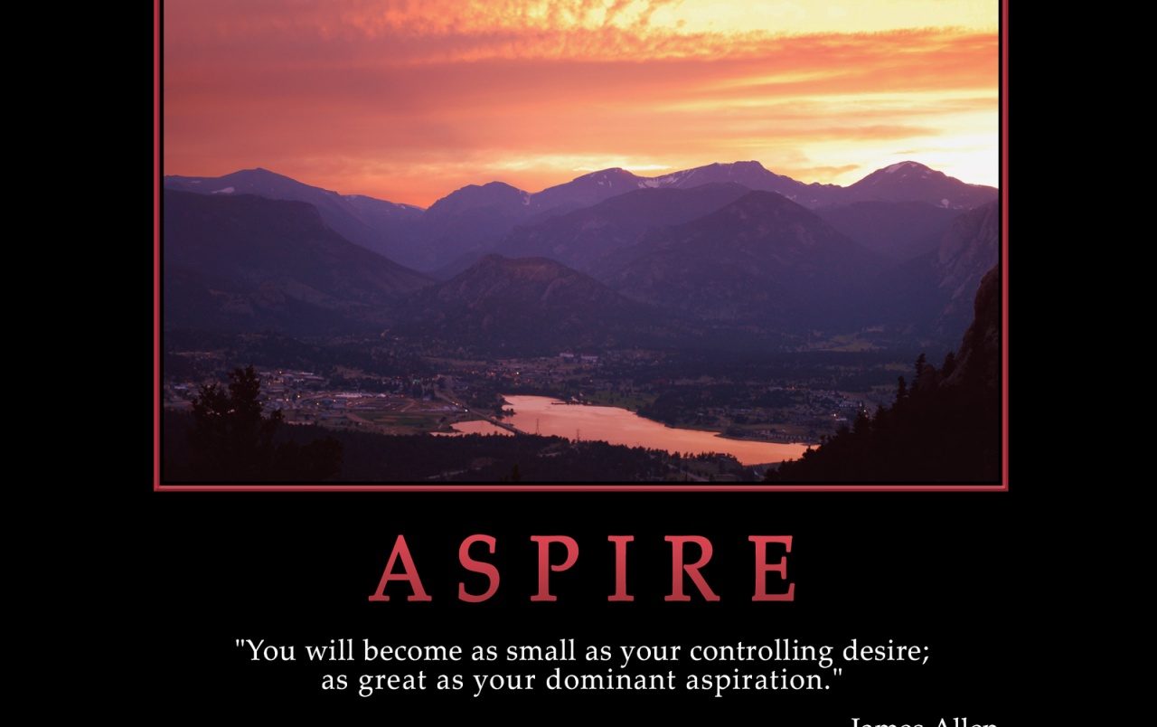 About aspiration wallpaper. About aspiration