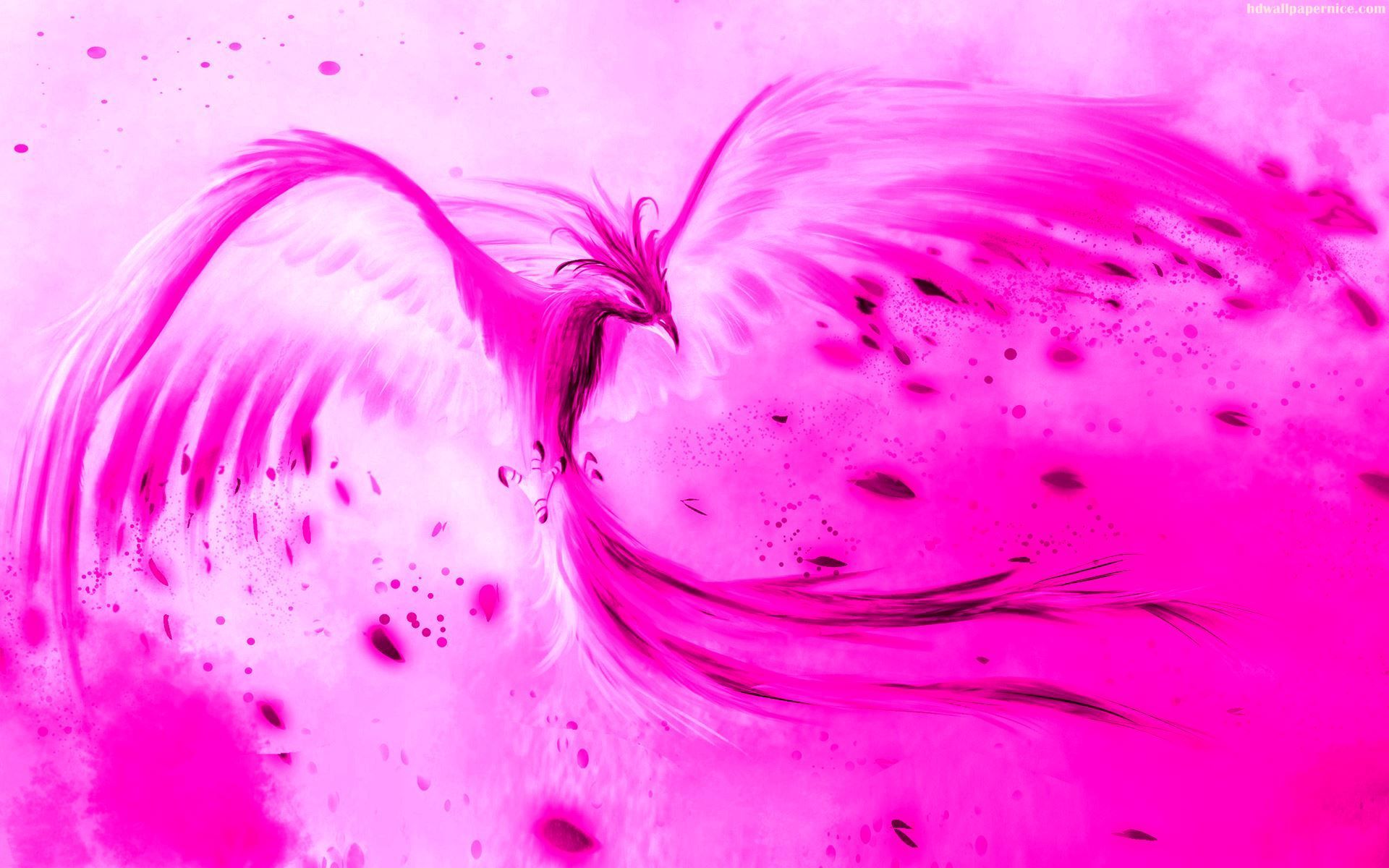 Pink Phoenix Wallpaper Free Pink